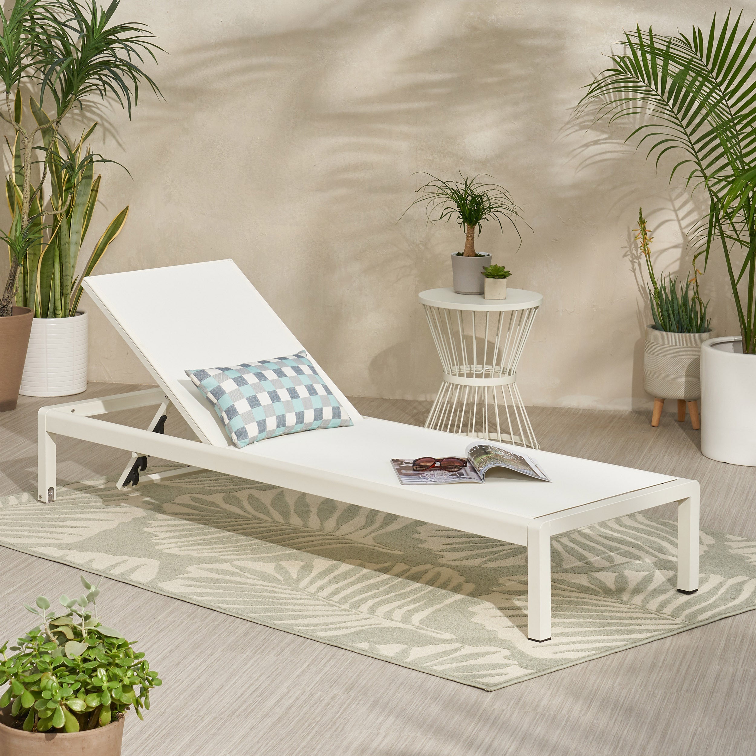 Cape Coral KD Patio Chaise Lounges