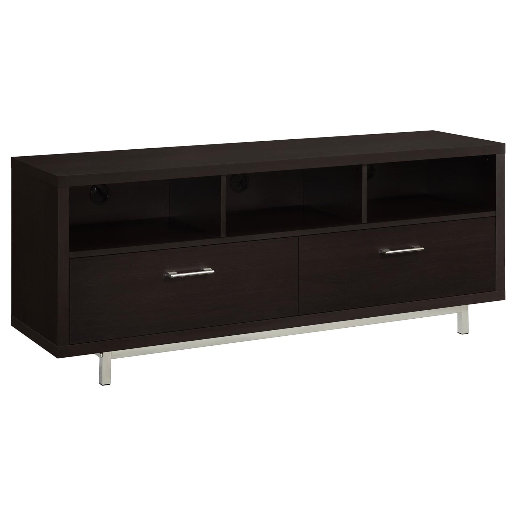 Cappuccino 60" Drawer Storage TV Console