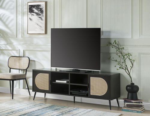Colson Black TV Stand | Modern Entertainment Center