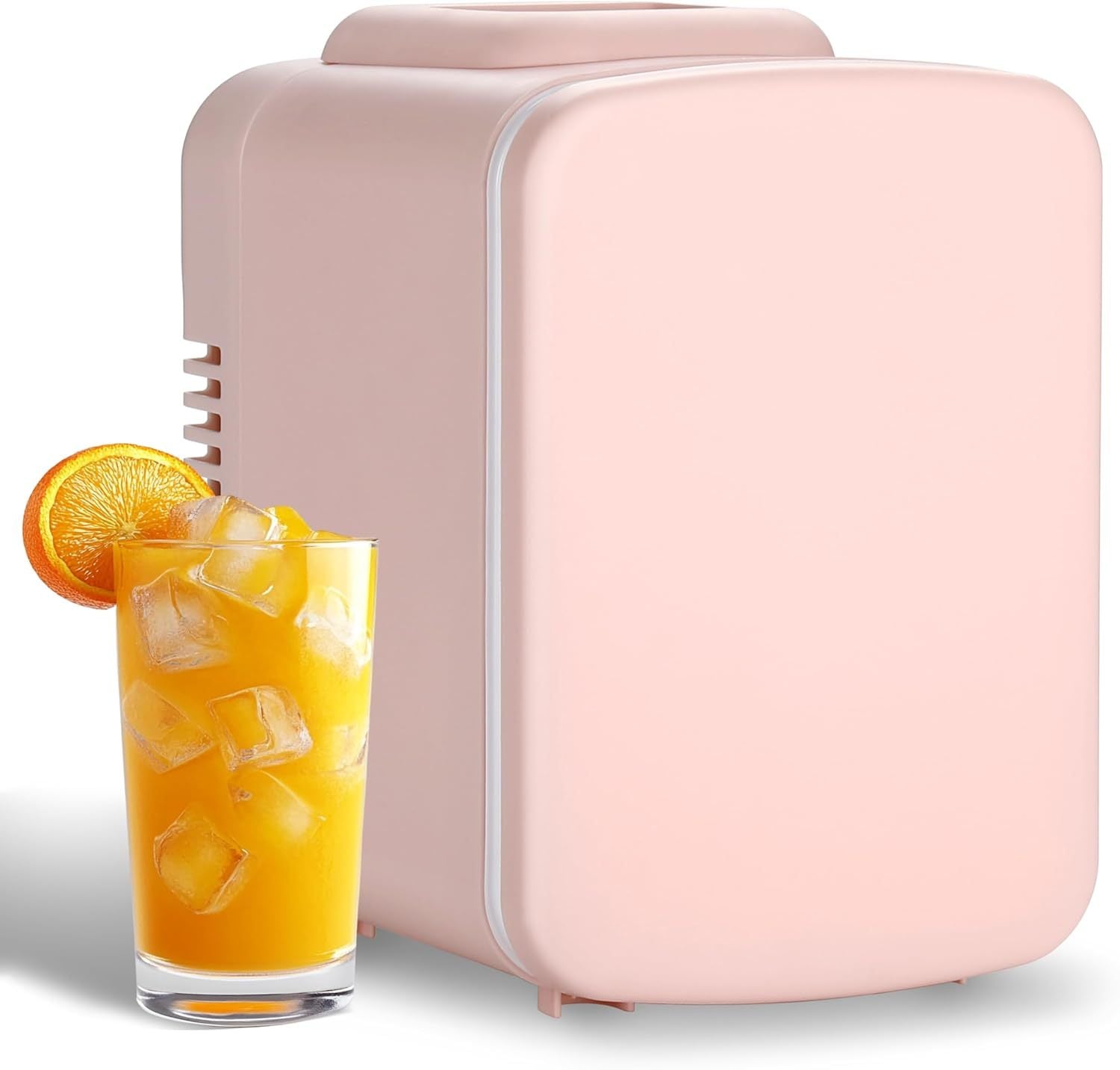 Pink Mini Fridge: 4L Portable Cooler & Warmer