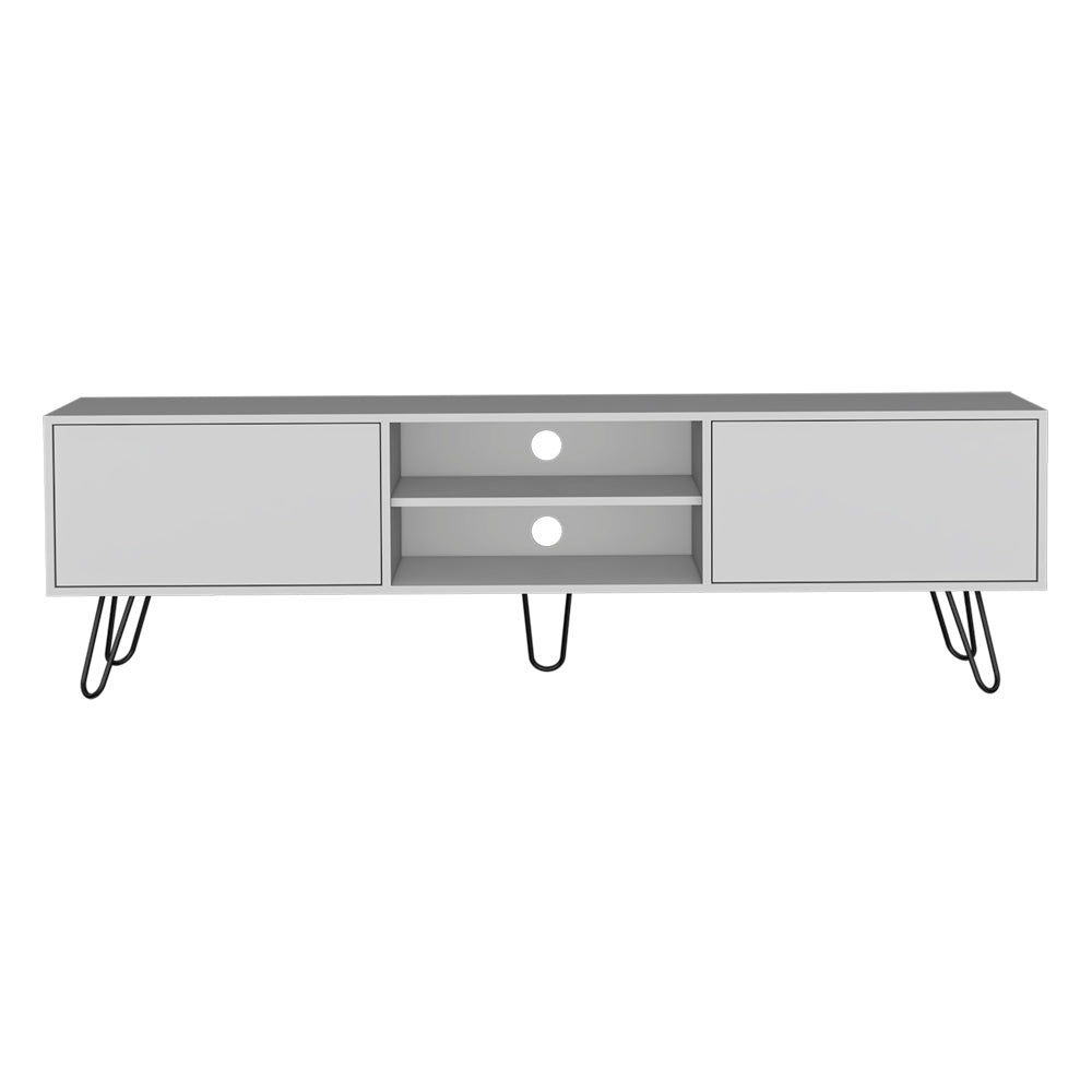 Franklin White TV Stand | Living Room TV Console