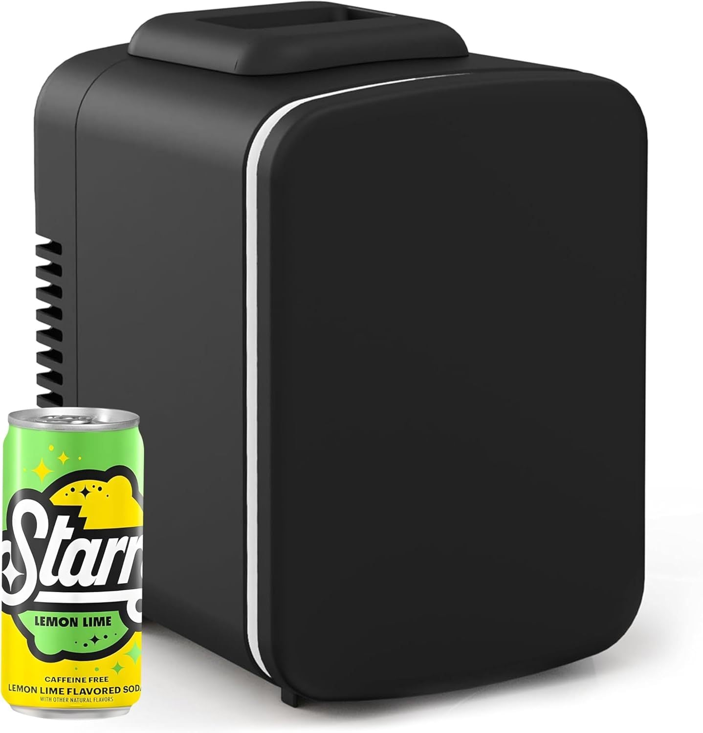 Mini Fridge: Portable Cooler & Warmer (4L/6 Can)