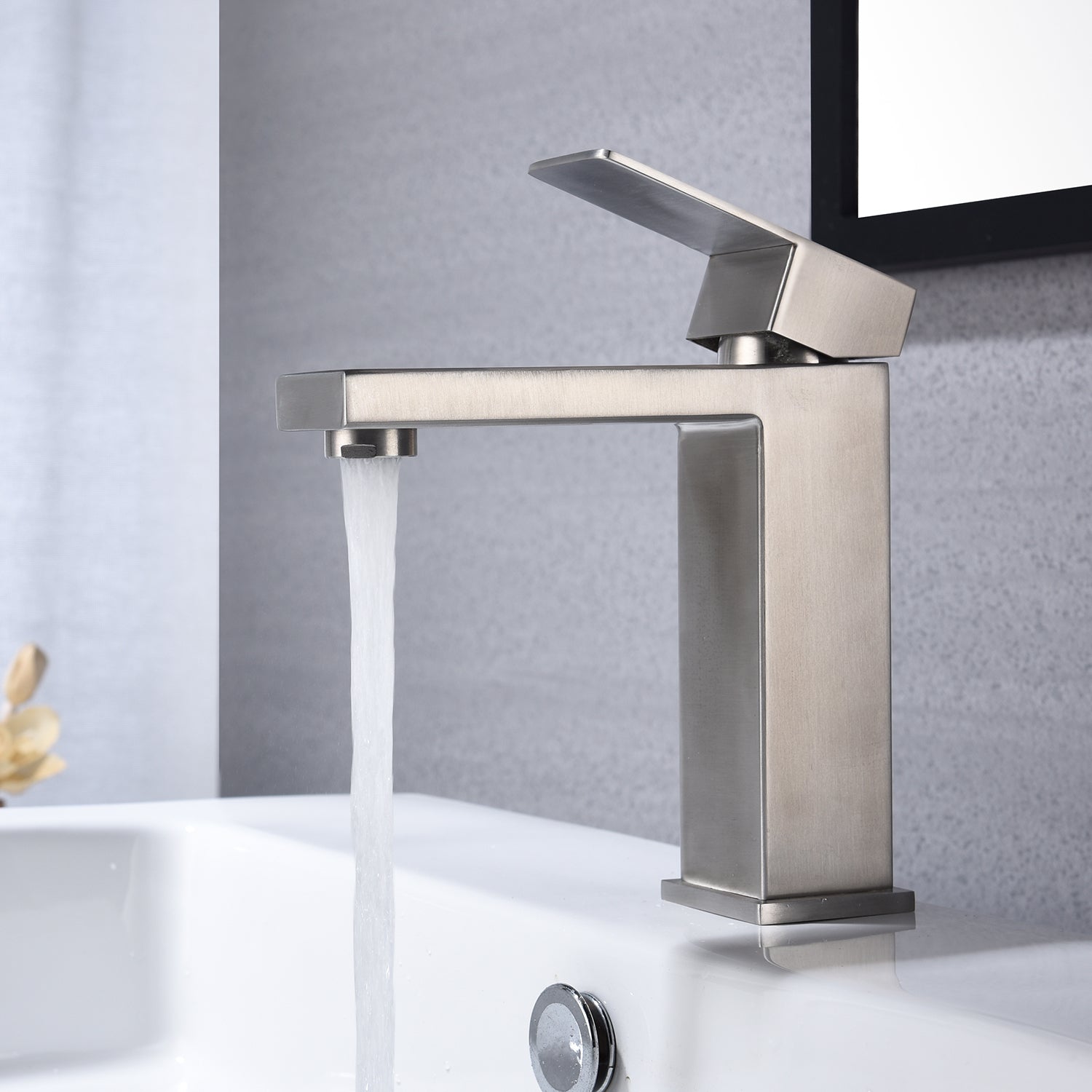 Single Handle Waterfall Bathroom Faucet