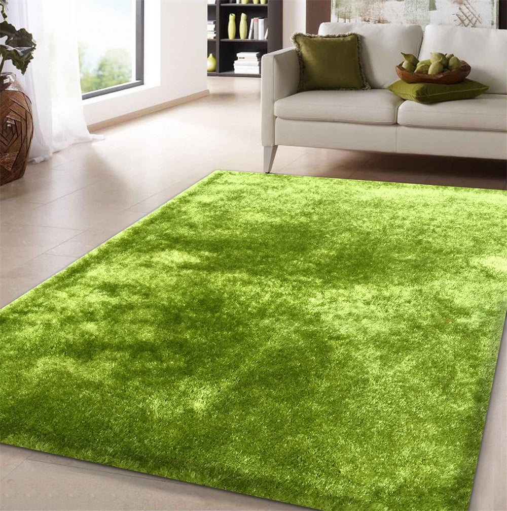 Fuzzy Shaggy Hand-Tufted Area Rug