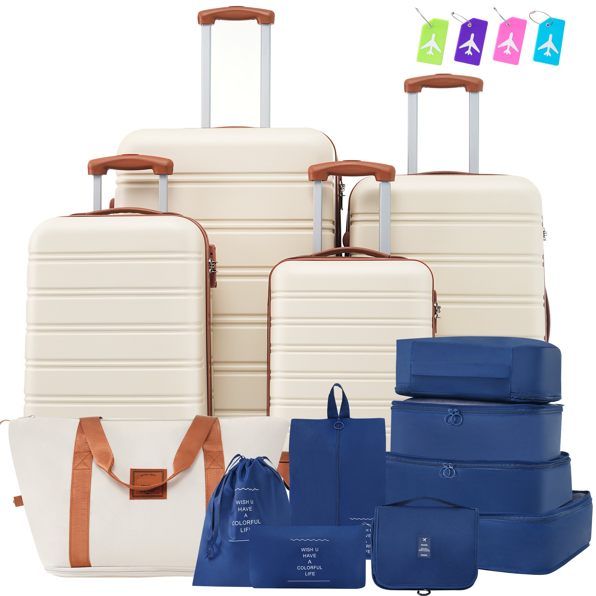 Lightweight Hardshell Luggage Set (4 pc)