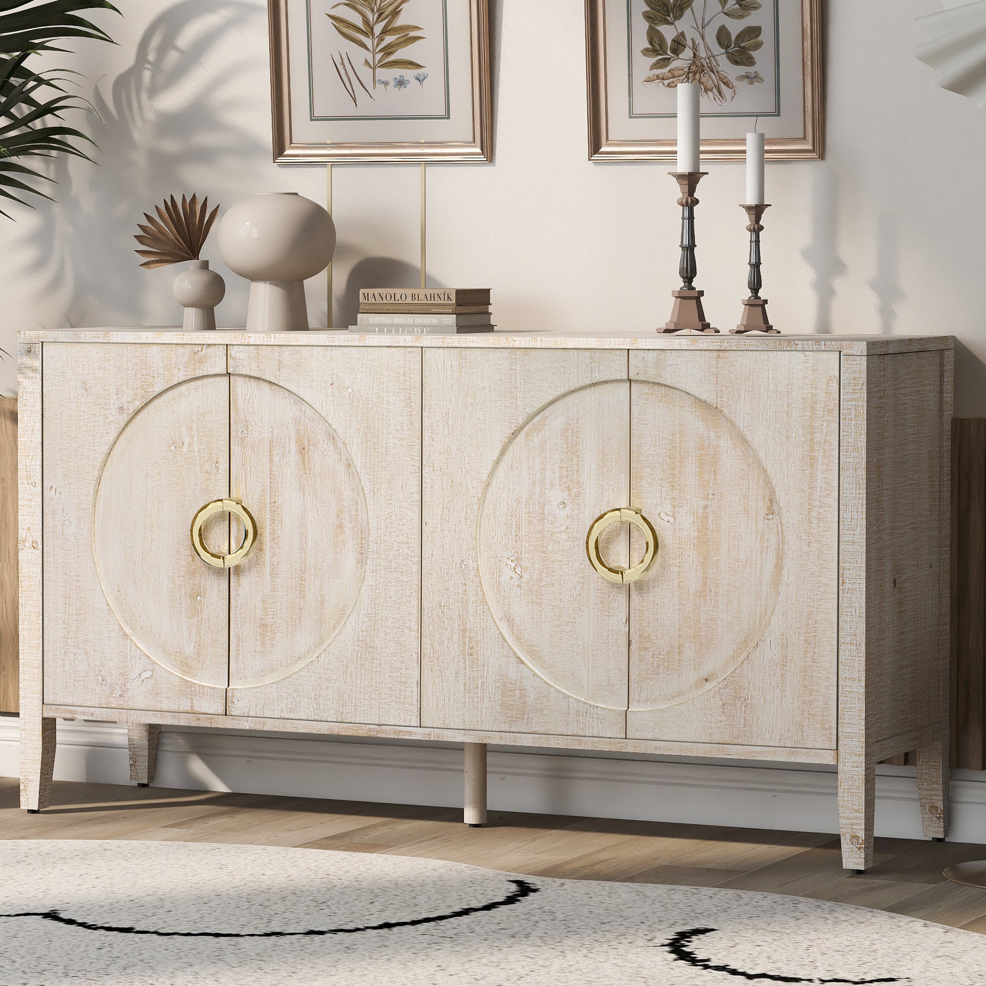 Sophisticated Fir Veneer Cabinet: U_Style