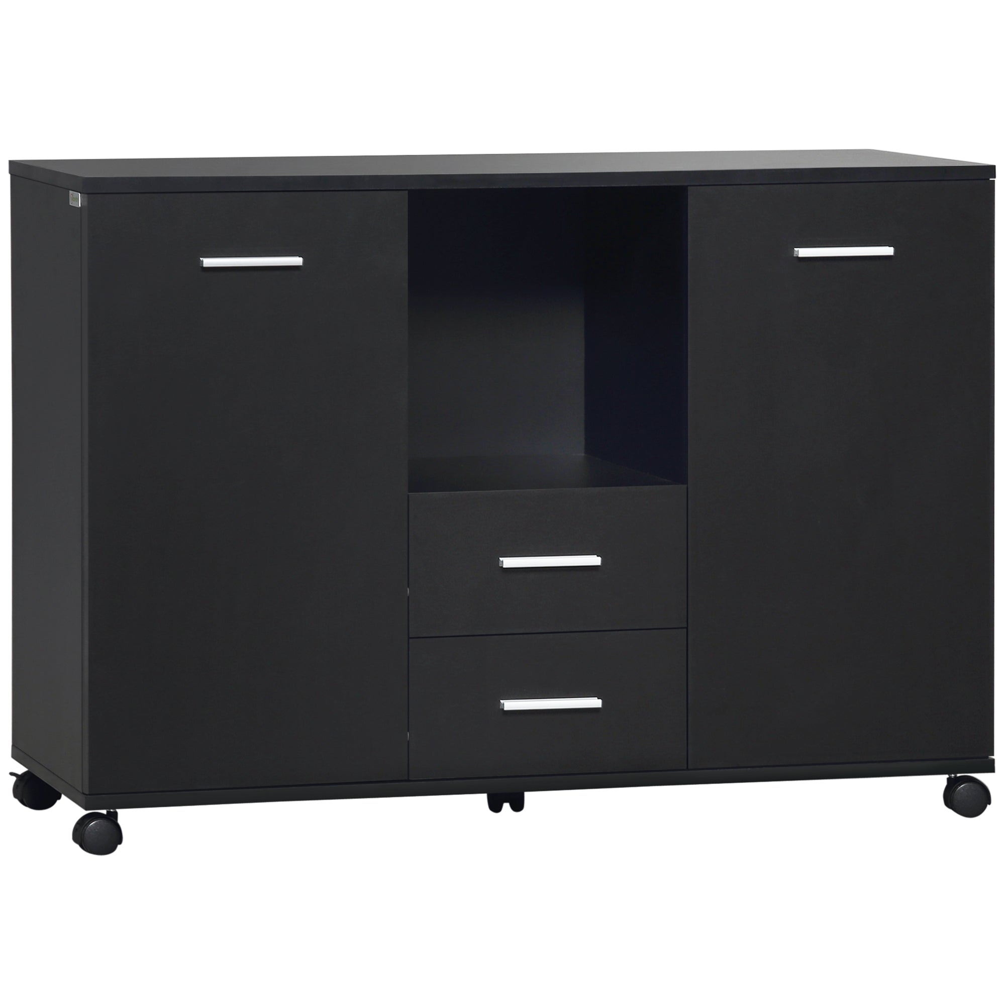 Vinsetto Office Cabinet: Printer Stand w/ 2 Drawers & Shelves