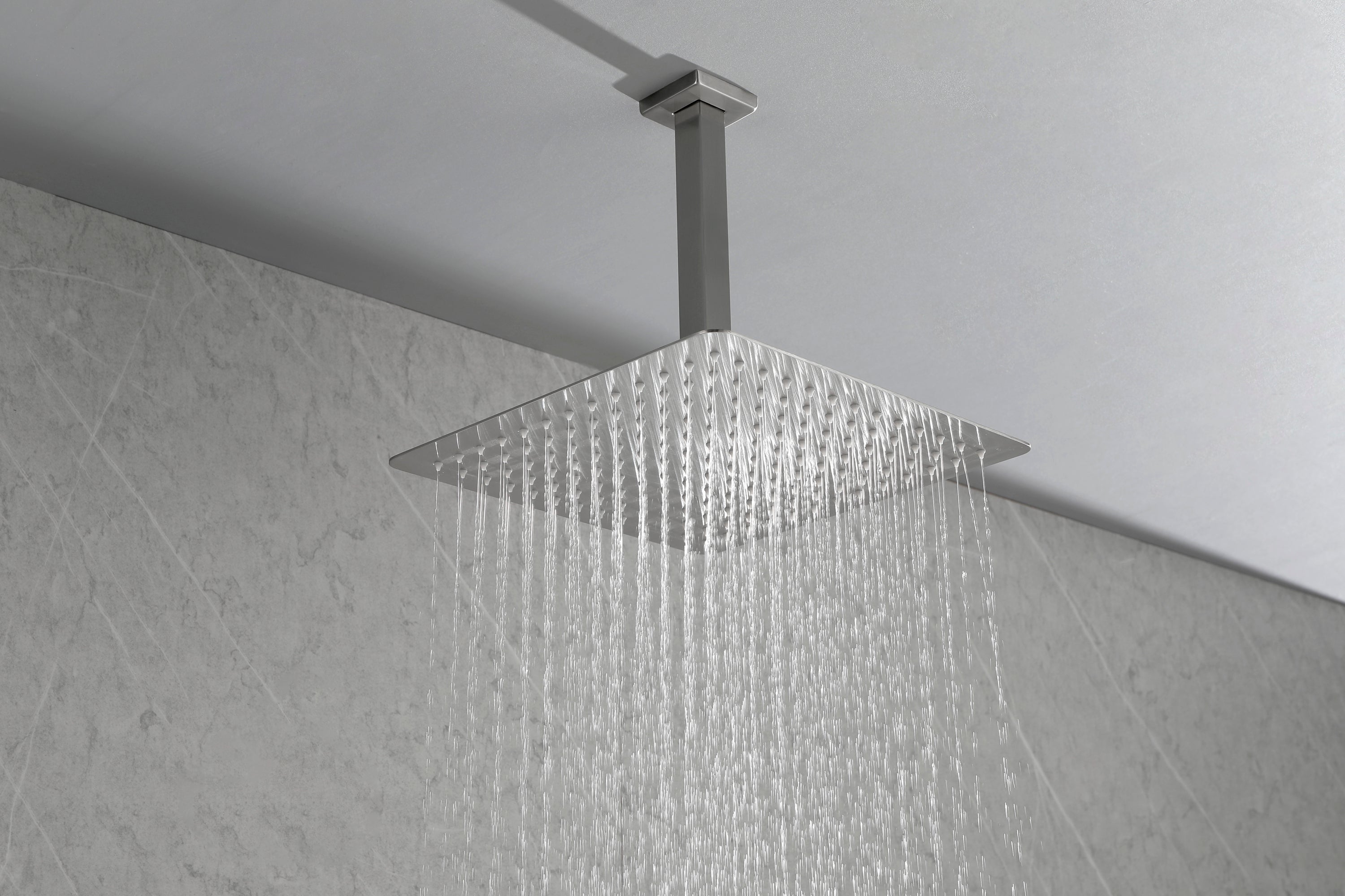 High-Pressure Rainfall Showerhead: Save Water