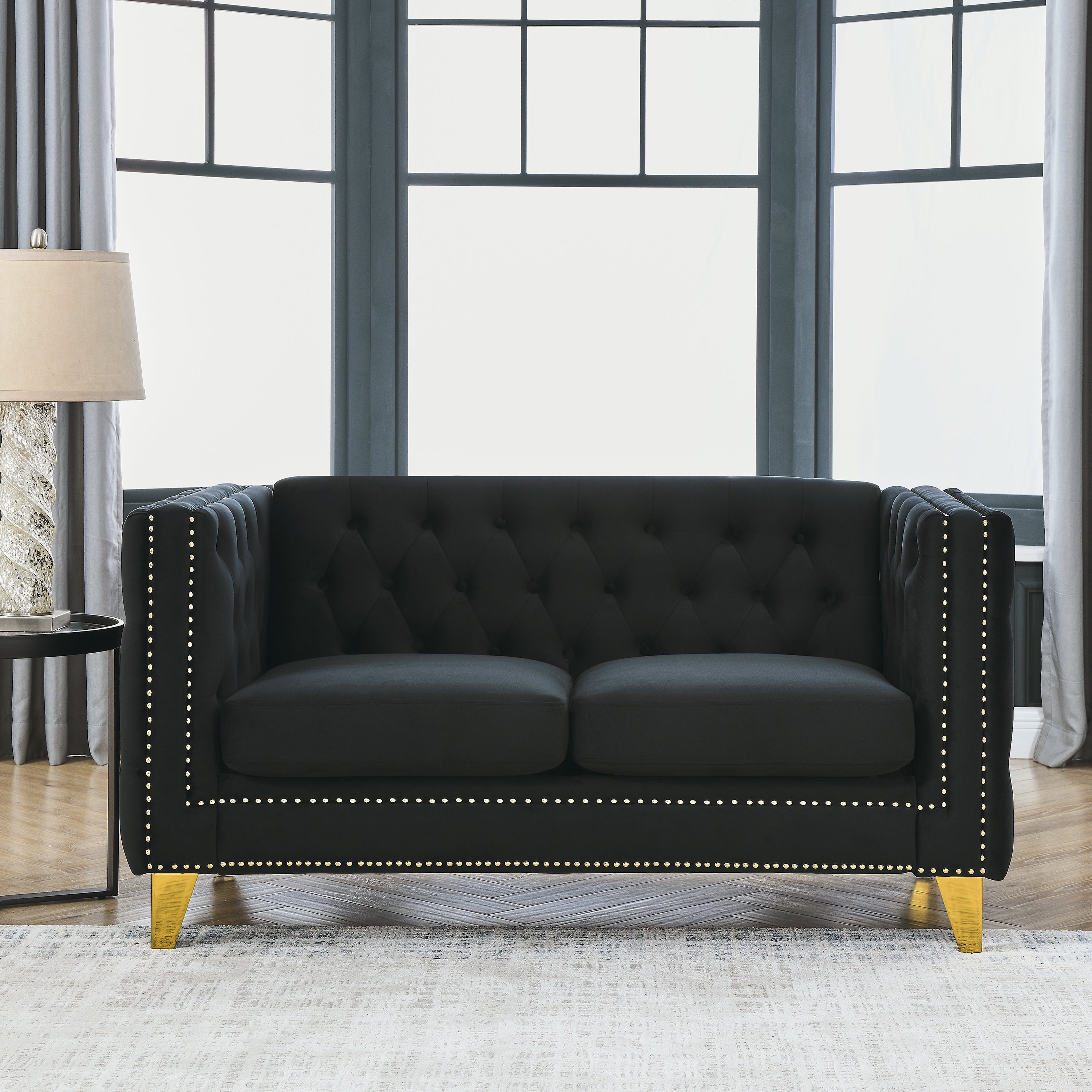 Velvet Sofa: Modern 3D Modeling Available