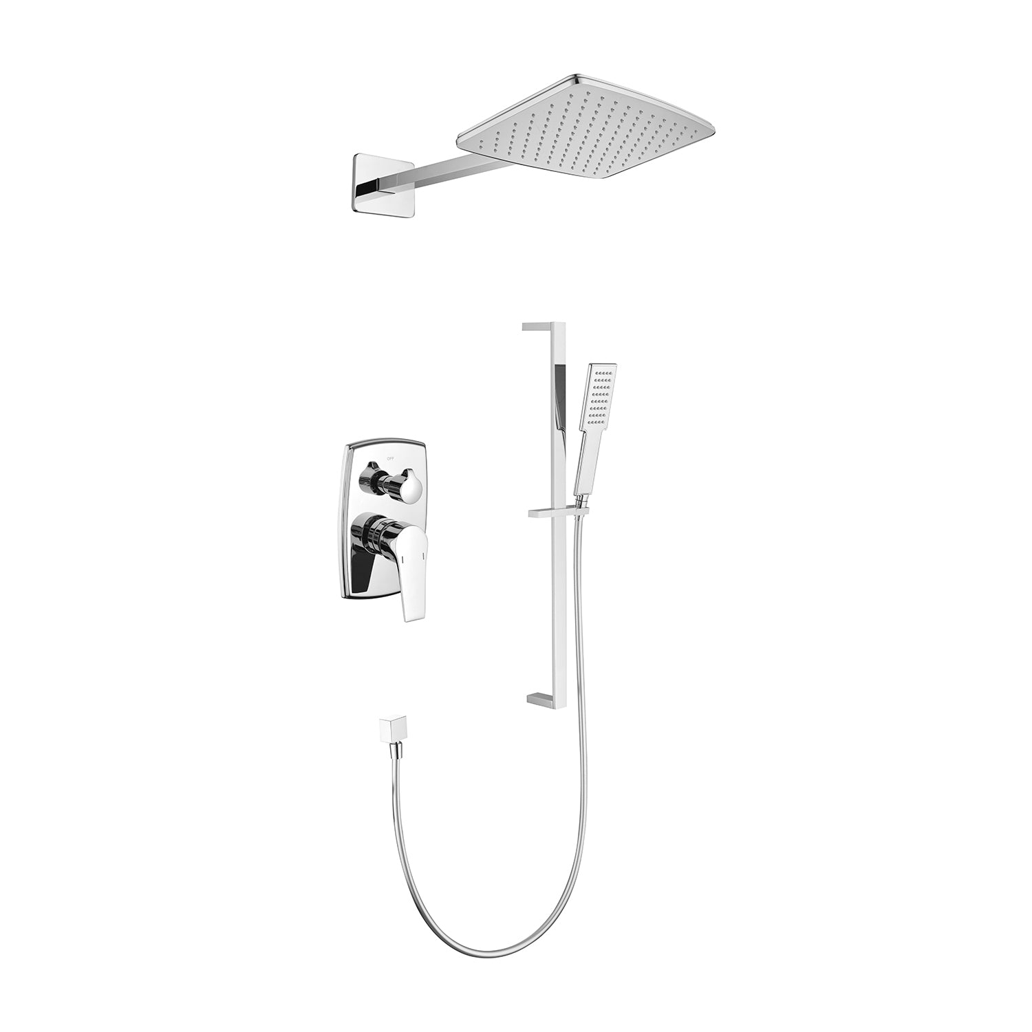Luxury Shower System: 7-Piece Complete Set
