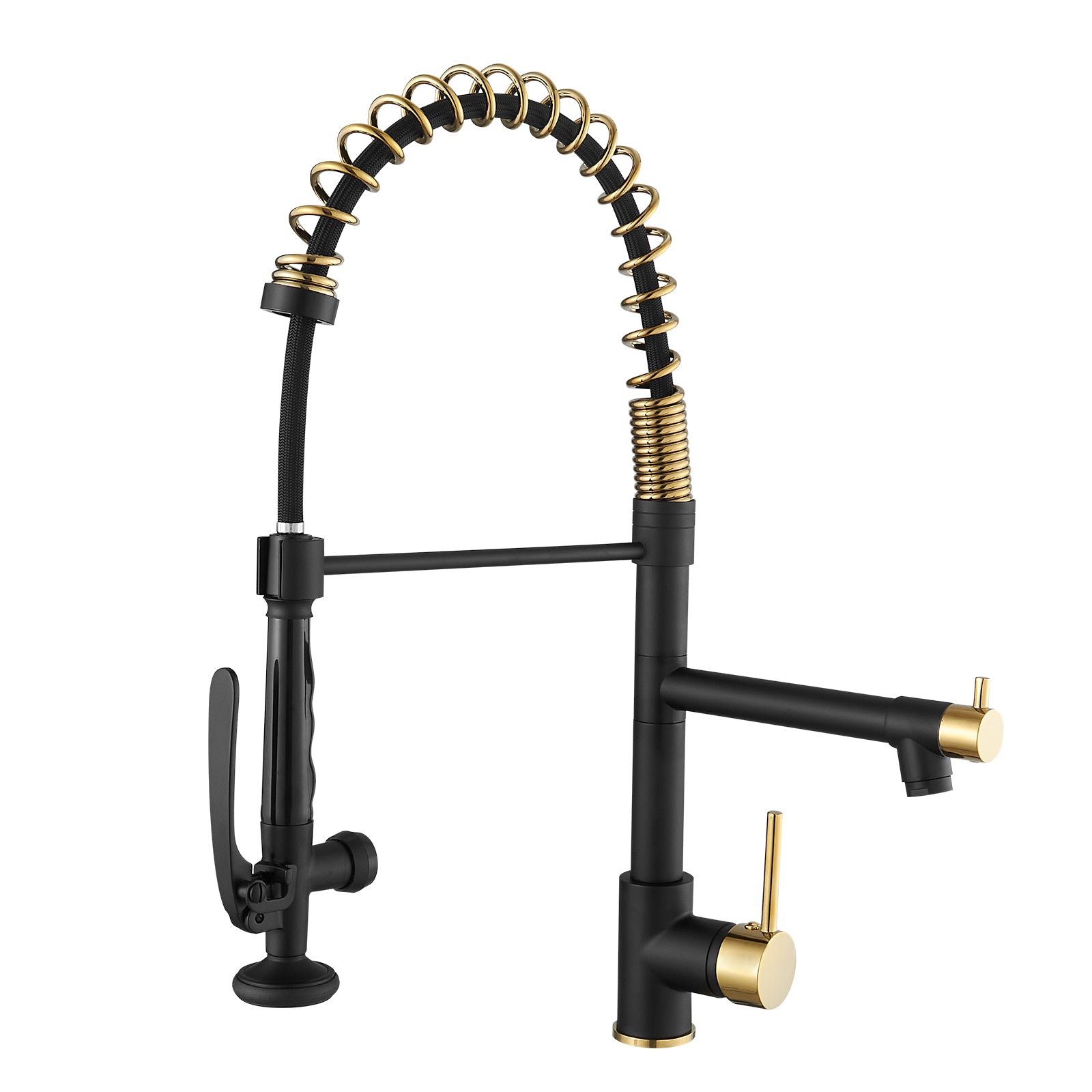 Pull-Down Kitchen Faucet: Single Handle, Commercial