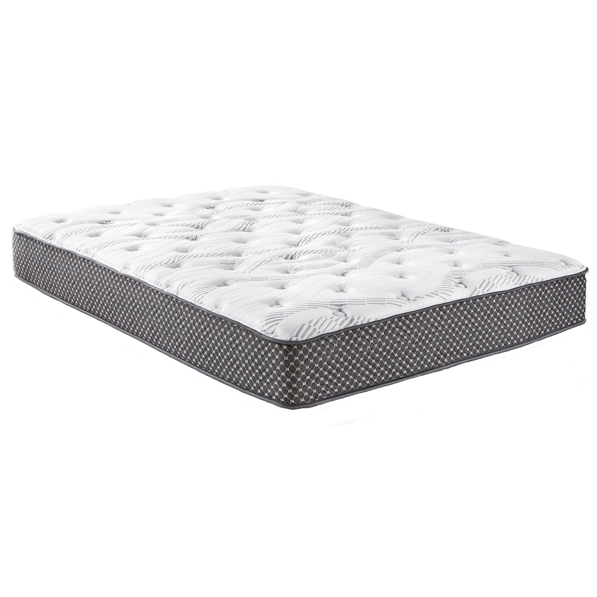 Queen Hybrid Mattress: 10" Quilted, Medium Firm