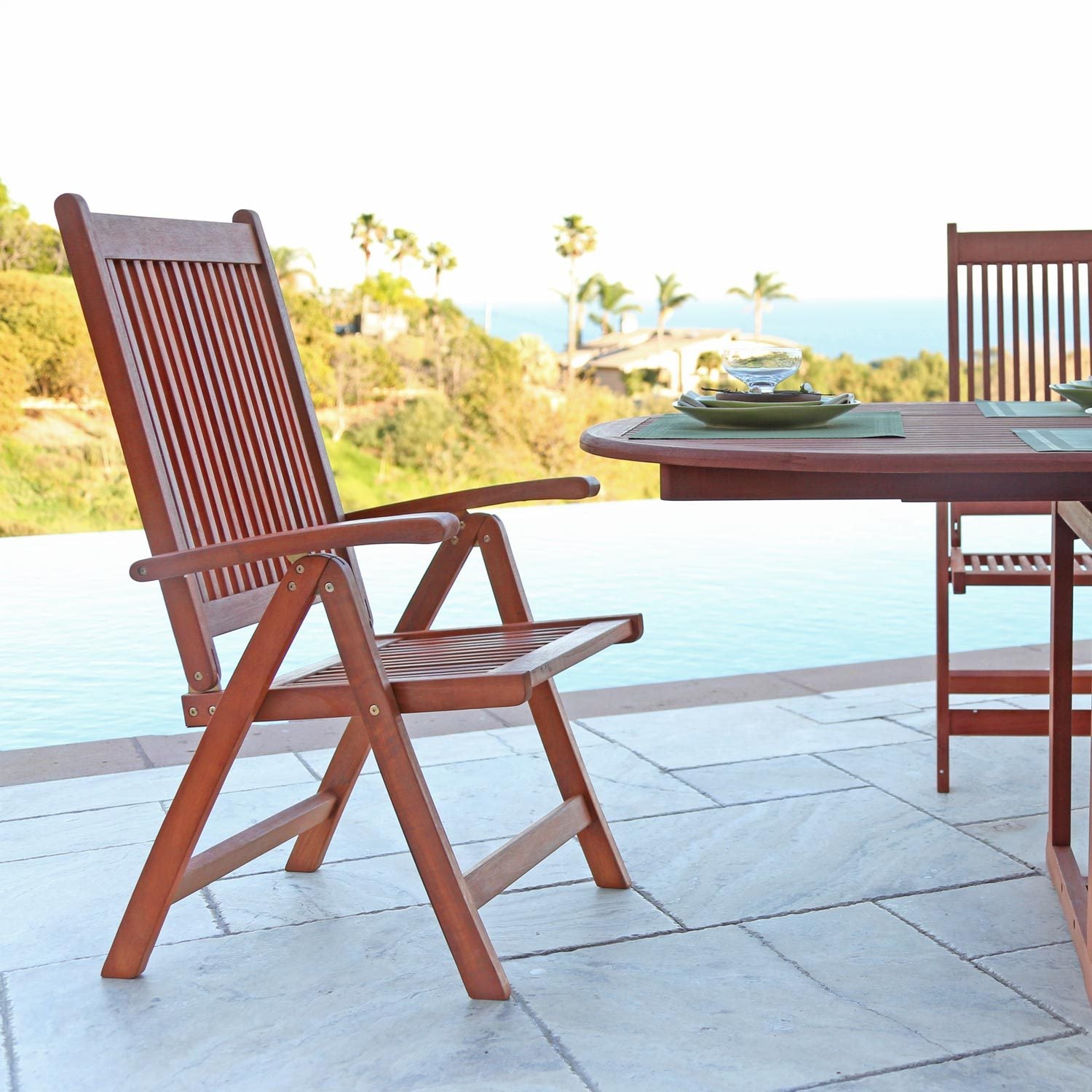 Malibu Reclining Chair: 5 Positions, Outdoor Comfort