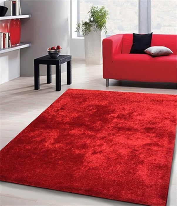 Fuzzy Shaggy Hand-Tufted Area Rug