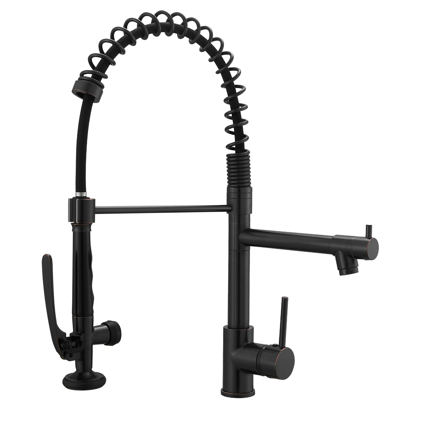 Pull-Down Kitchen Faucet: Single Handle, Commercial Grade