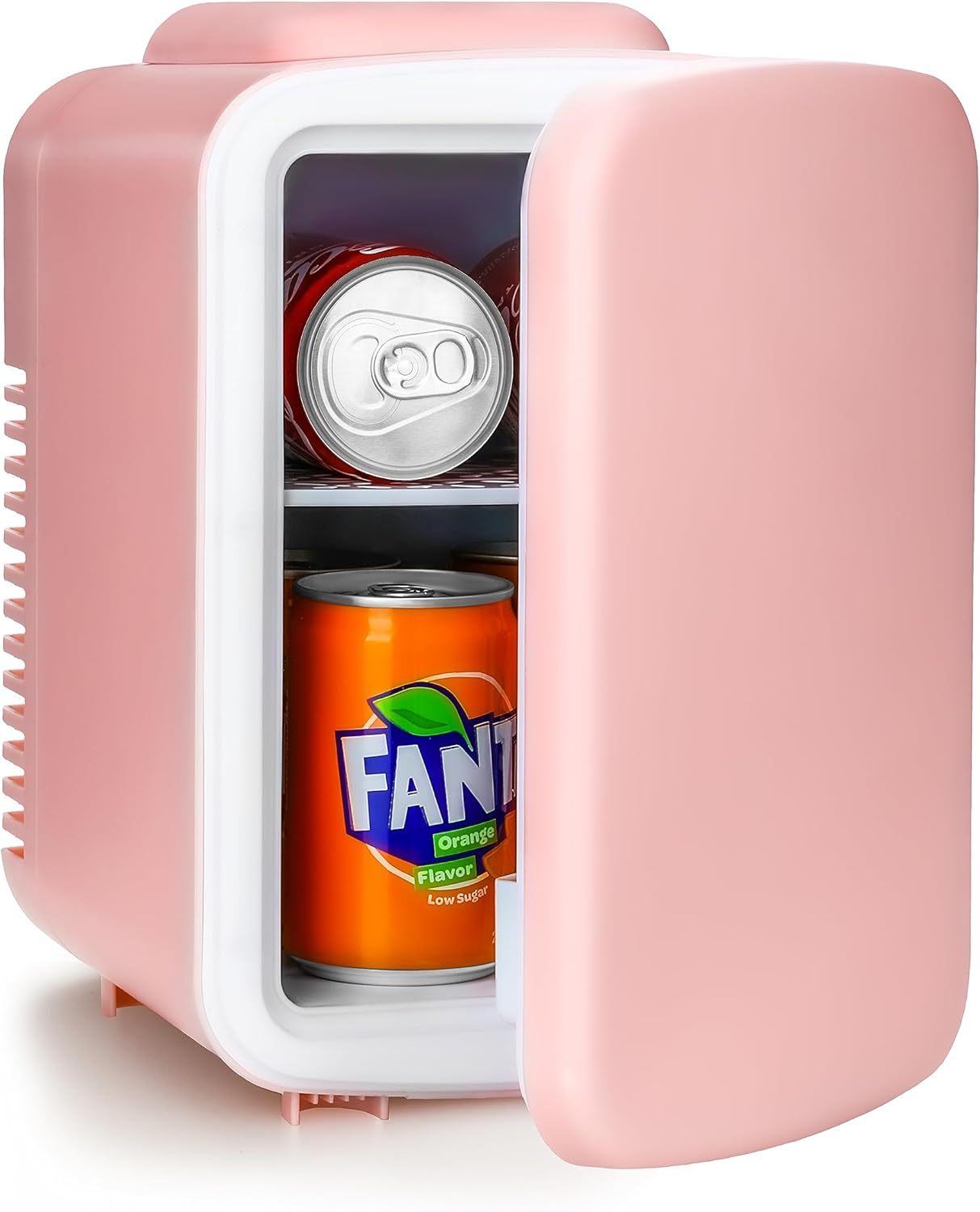 Pink Mini Fridge: 4L Portable Cooler & Warmer