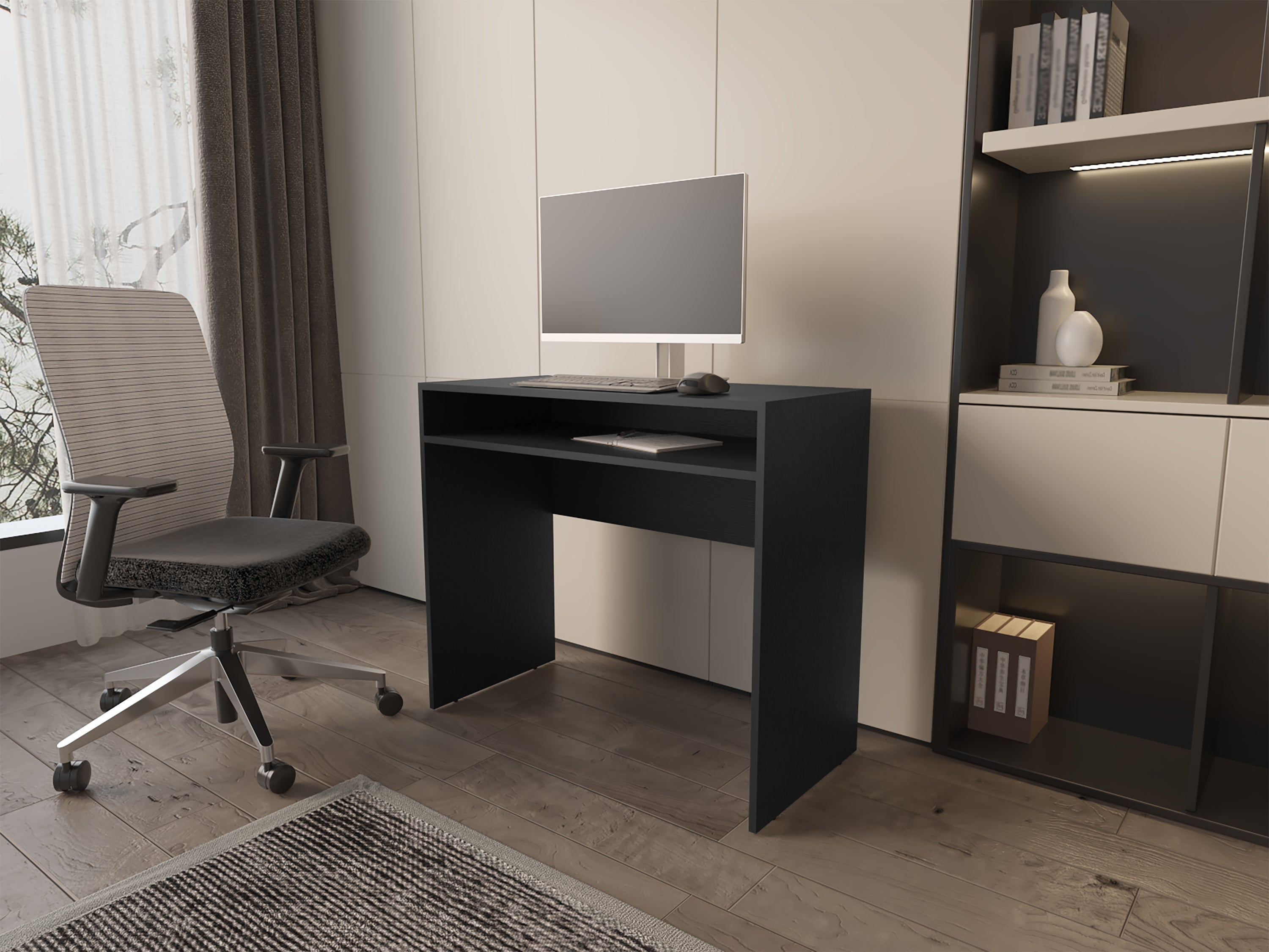 Caraway Desk, Black Office Desk