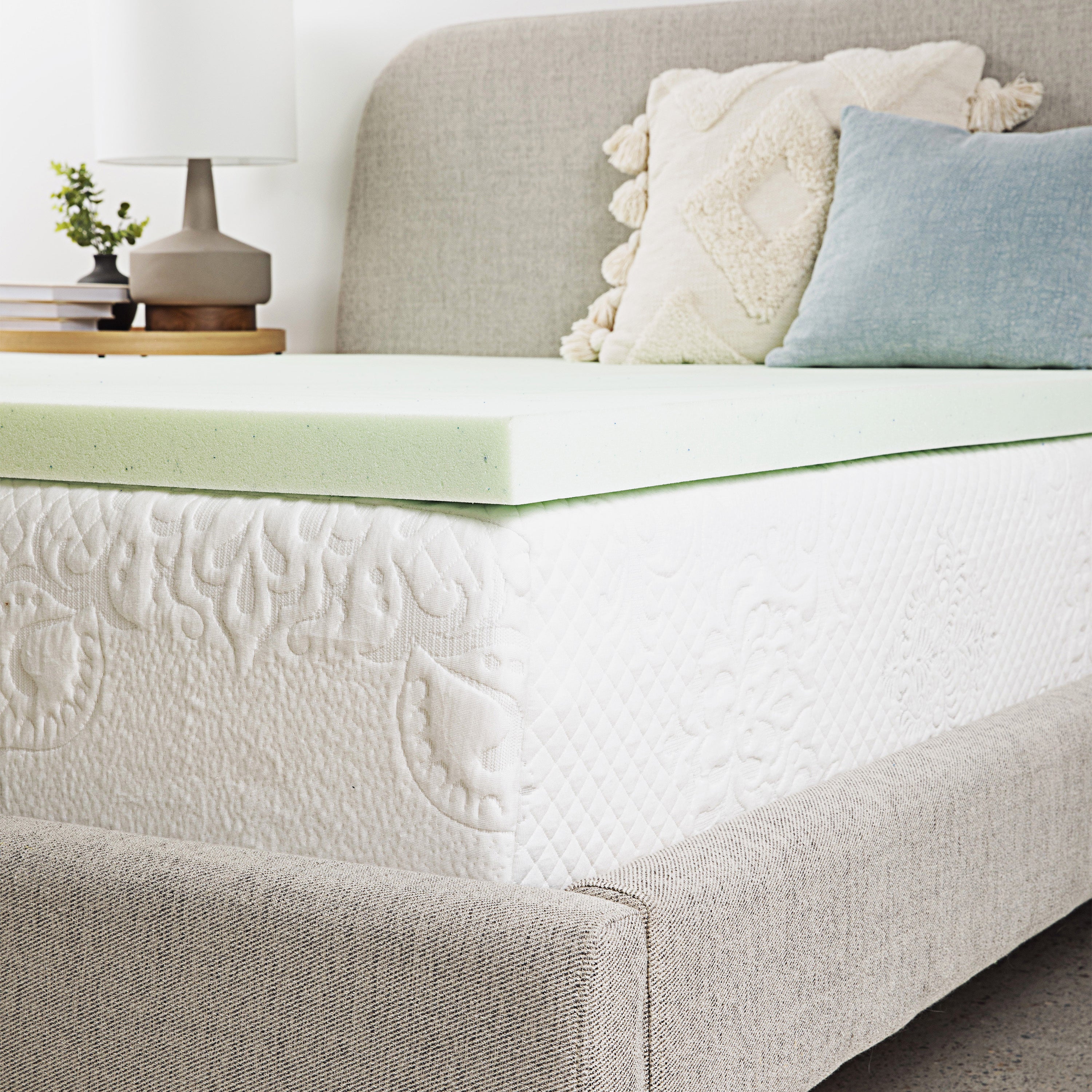 Cool Gel Memory Foam Mattress Topper Twin