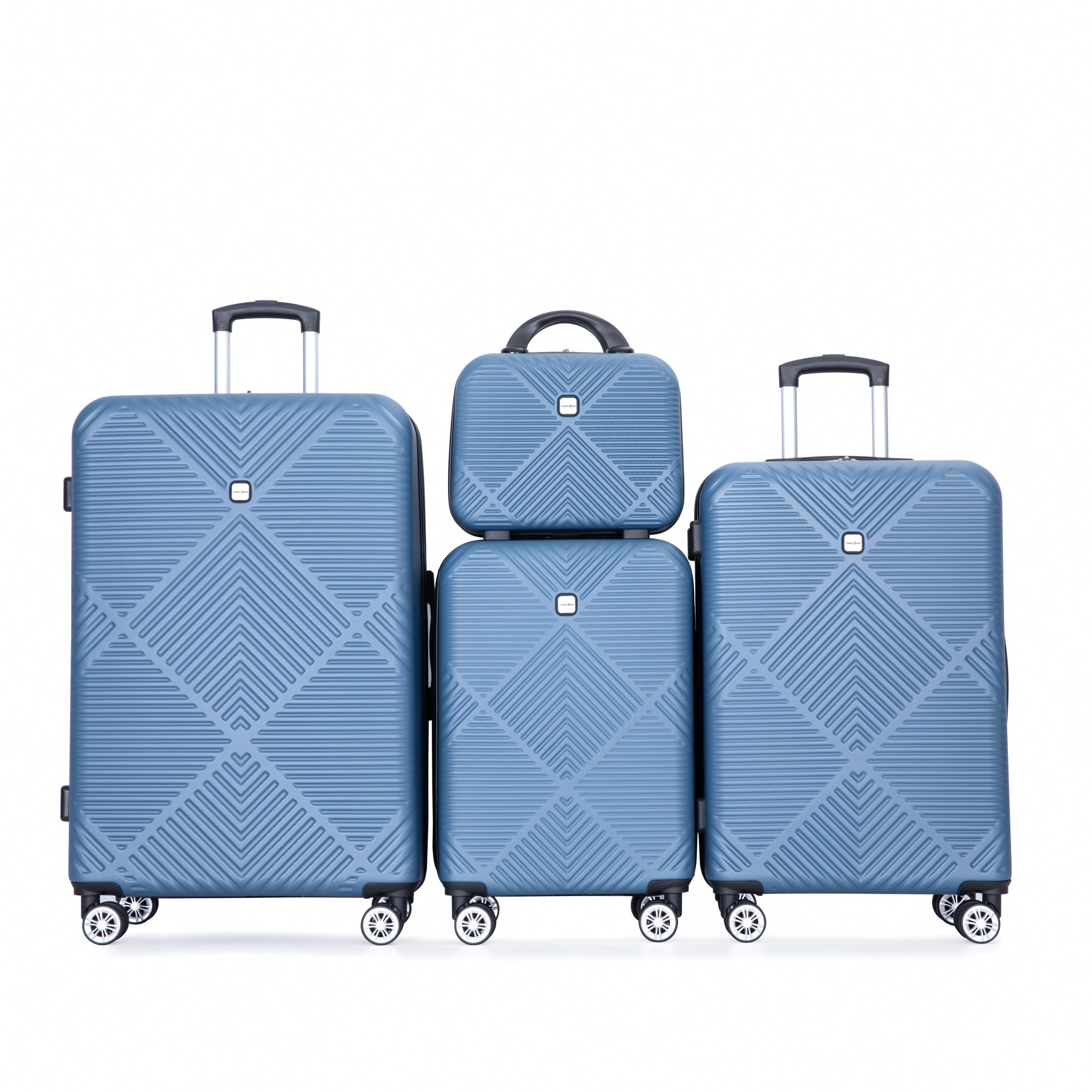Lightweight ABS Suitcase Set w/ Makeup Box (14-28")