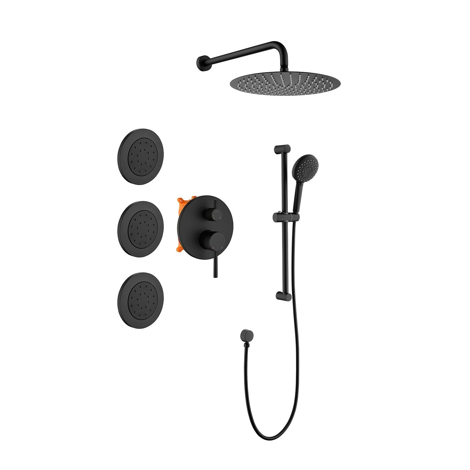 Ultimate Shower System: 8-Piece Luxury Set