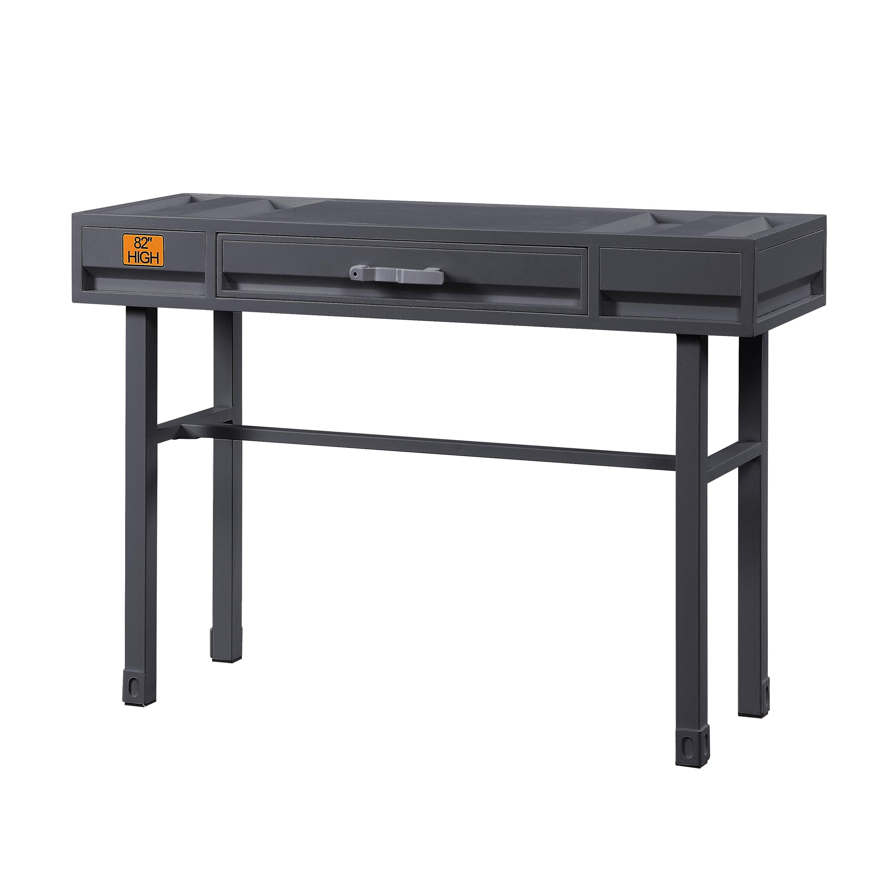 Gunmetal Writing Desk | 1 Drawer | Modern Desk