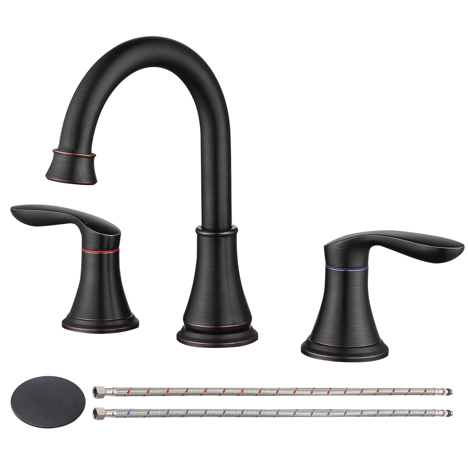 8" Widespread Bathroom Faucet Oil-Rubbed Bronze