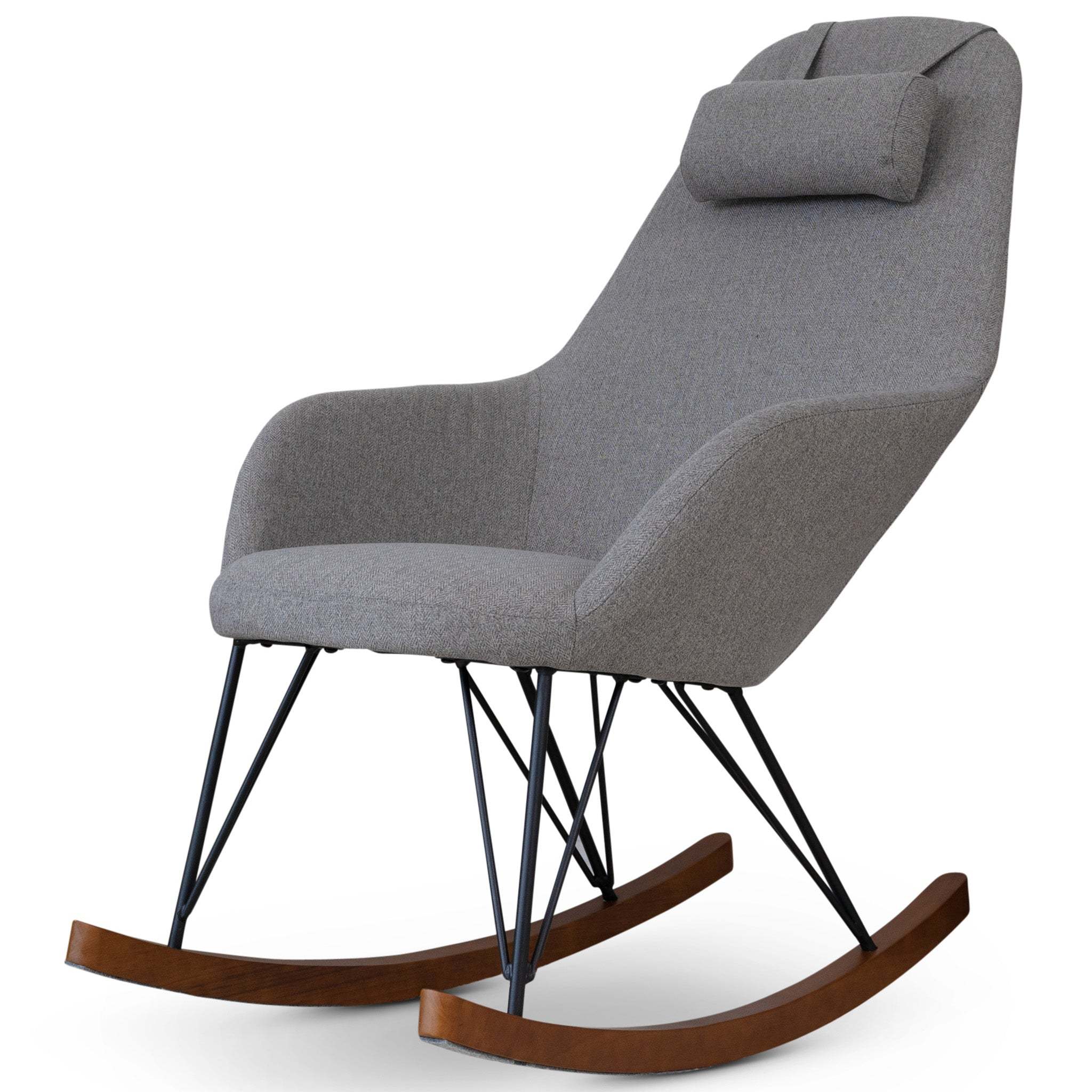 Chloe Mid-Century Modern Rocker: Living Room & Bedroom