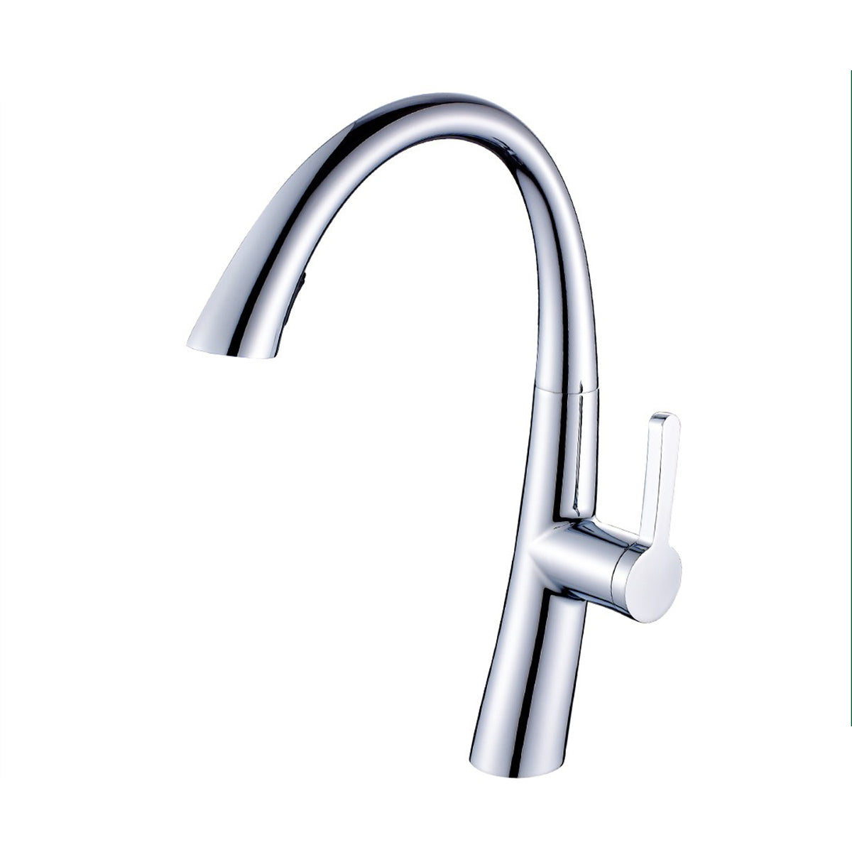 Pull-Down Kitchen Faucet: Single Handle, Sprayer