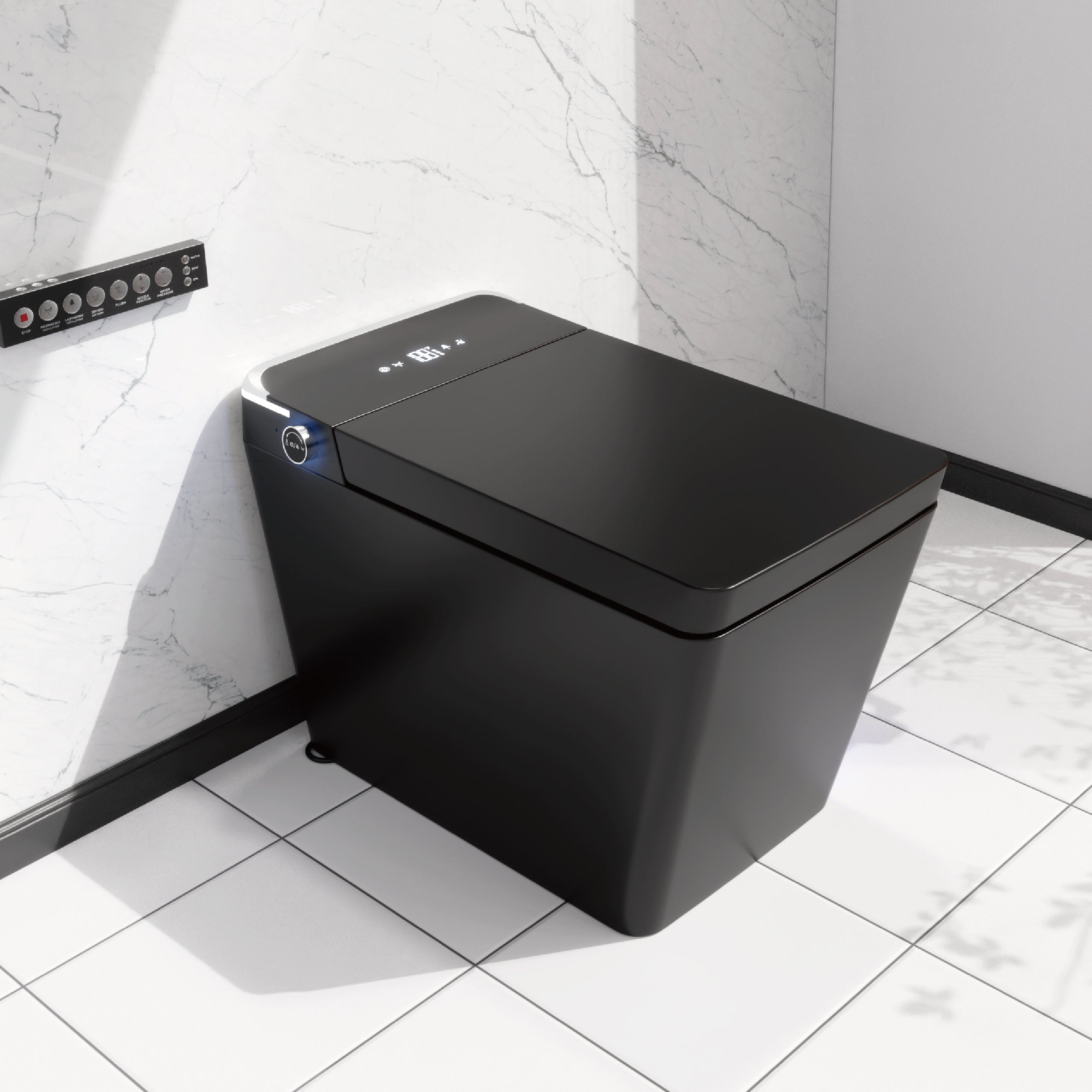 Smart Toilet: Wireless, Heated, Self-Cleaning