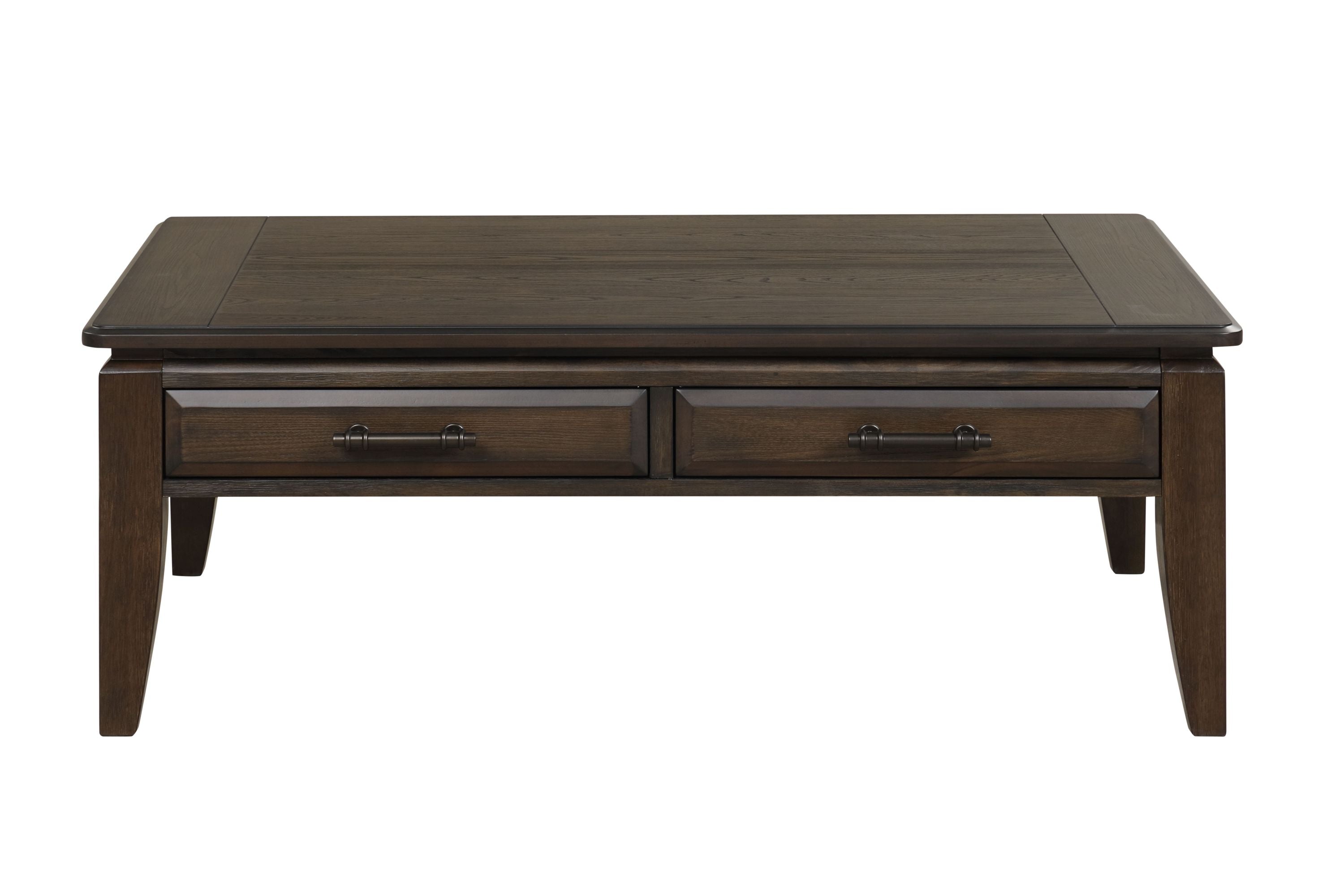 Mahogany Cocktail Table w/ Storage | Traditional Style