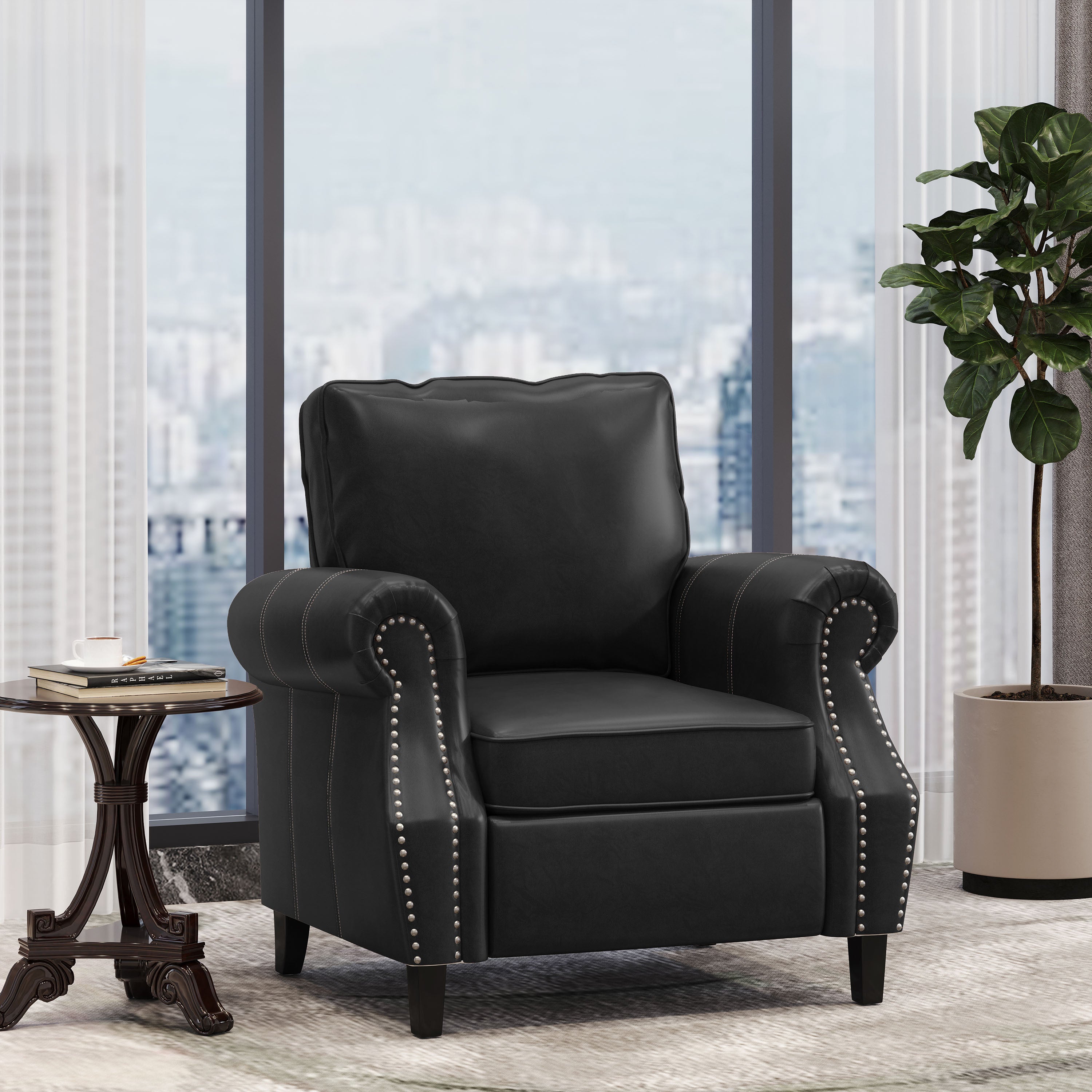 Modern Velvet Club Chair | Accent Armchair | Living Room Furniture