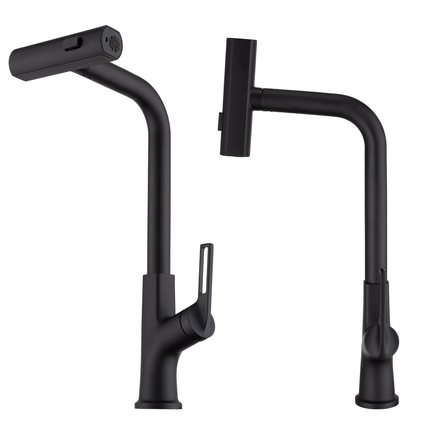 Pull-Down Kitchen Faucet: 360° Rotation & Sprayer