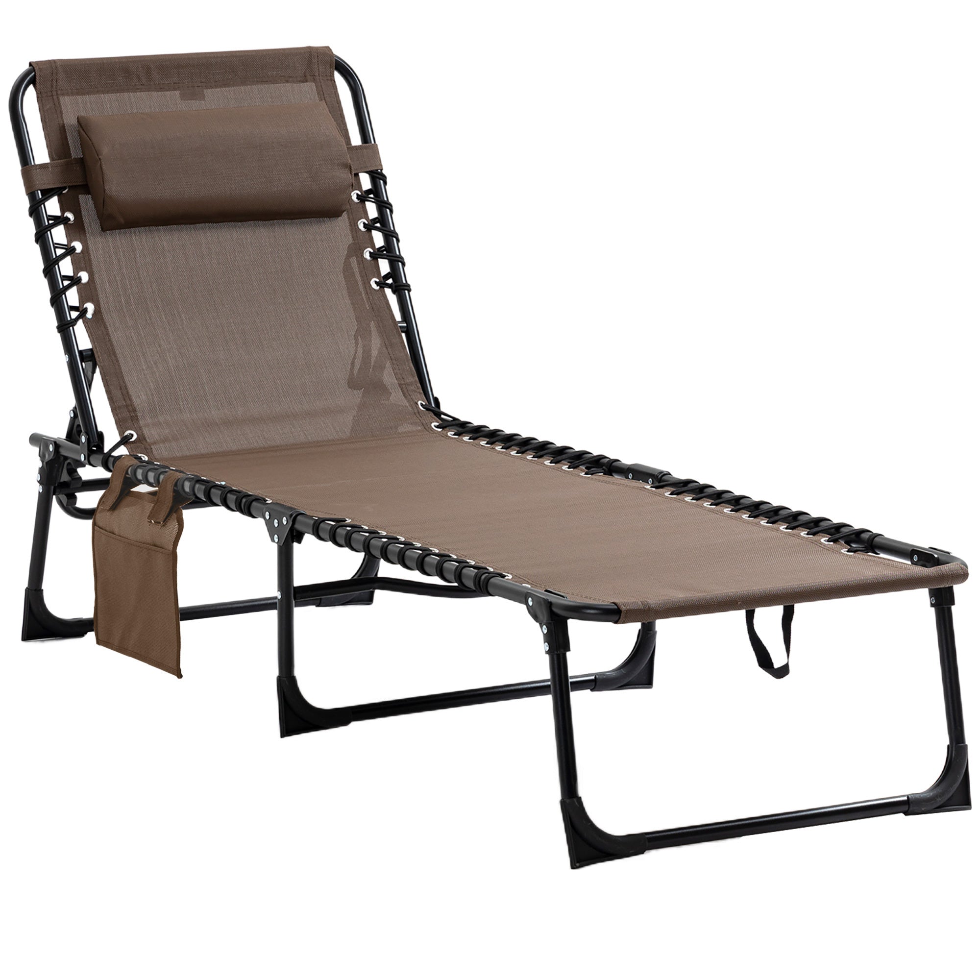 Outsunny Reclining Chaise Lounge: Portable & Foldable