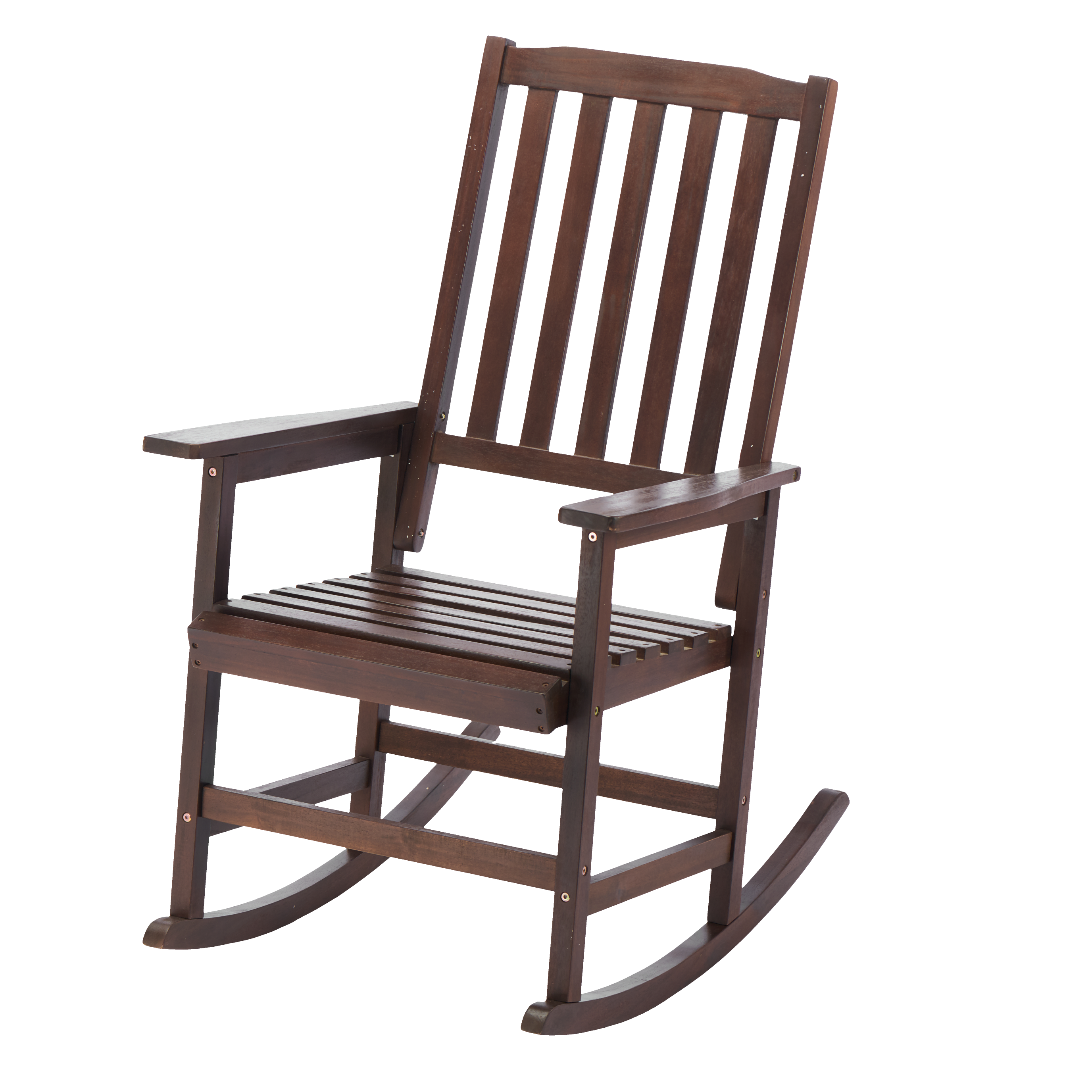 Acacia Wood Rocking Chair: Indoor & Outdoor