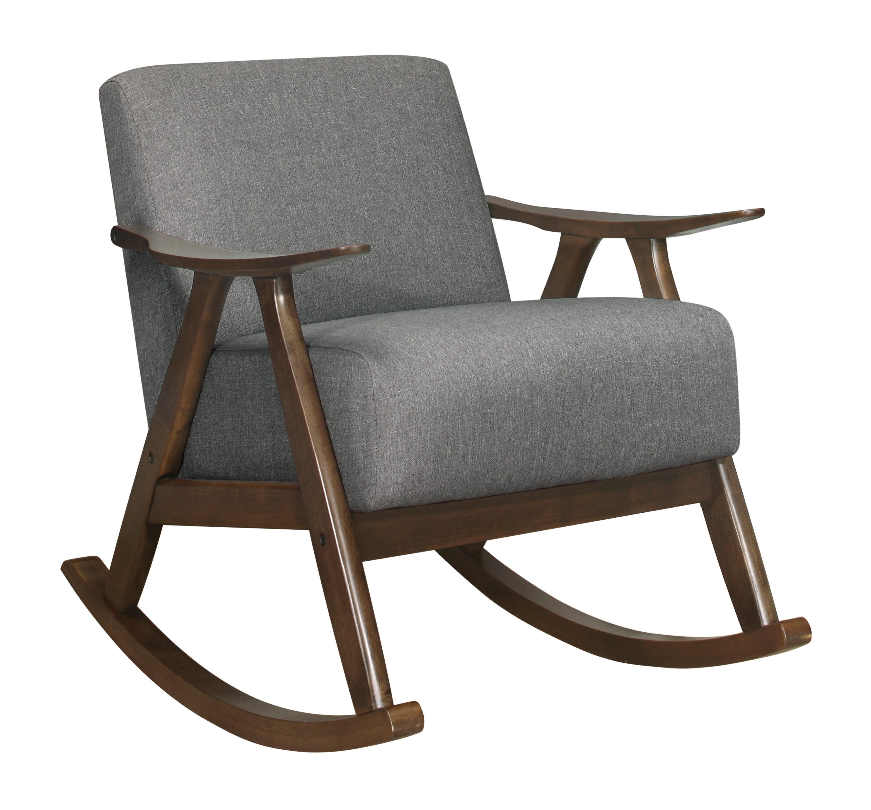 Gray Rocking Chair: Modern Home Furniture