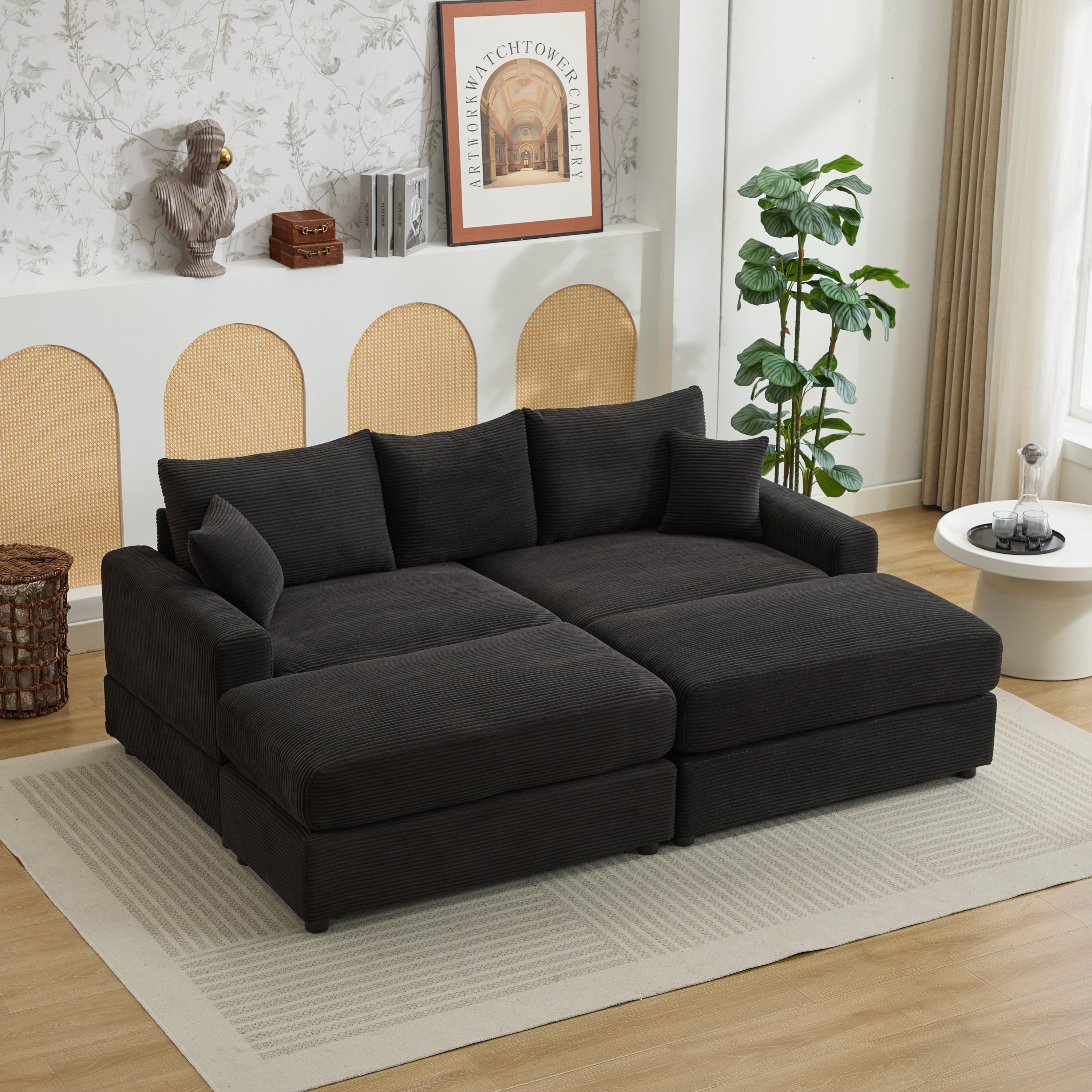 Modern Sectional Couch Covers & Pillows