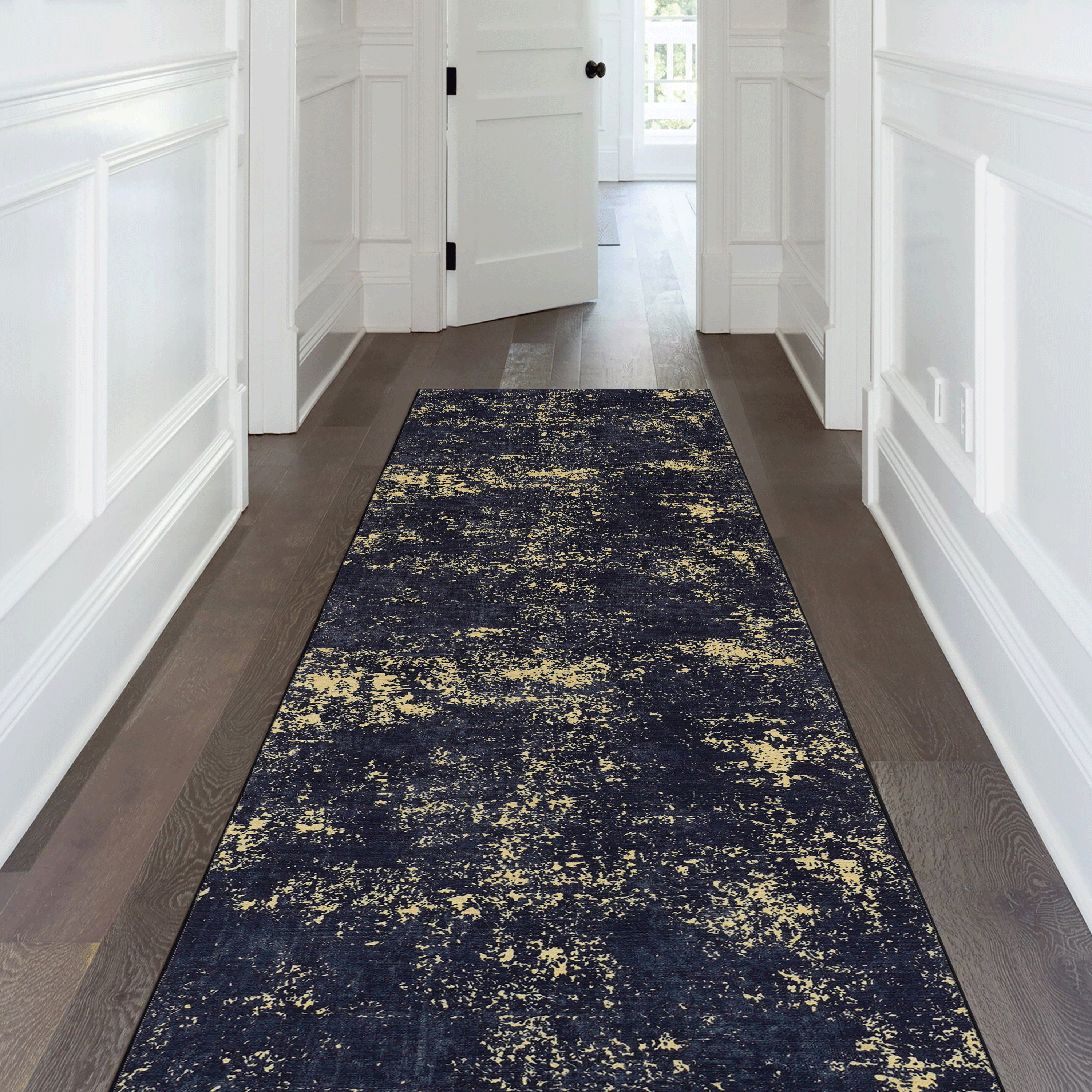 Washable Area Rug: Kid & Pet Friendly (2'6"x10')