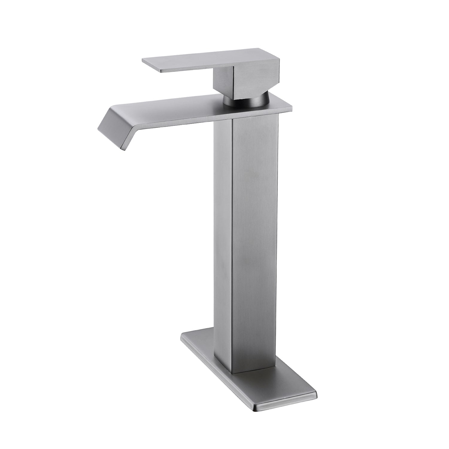 Single Handle Waterfall Bathroom Sink Faucet