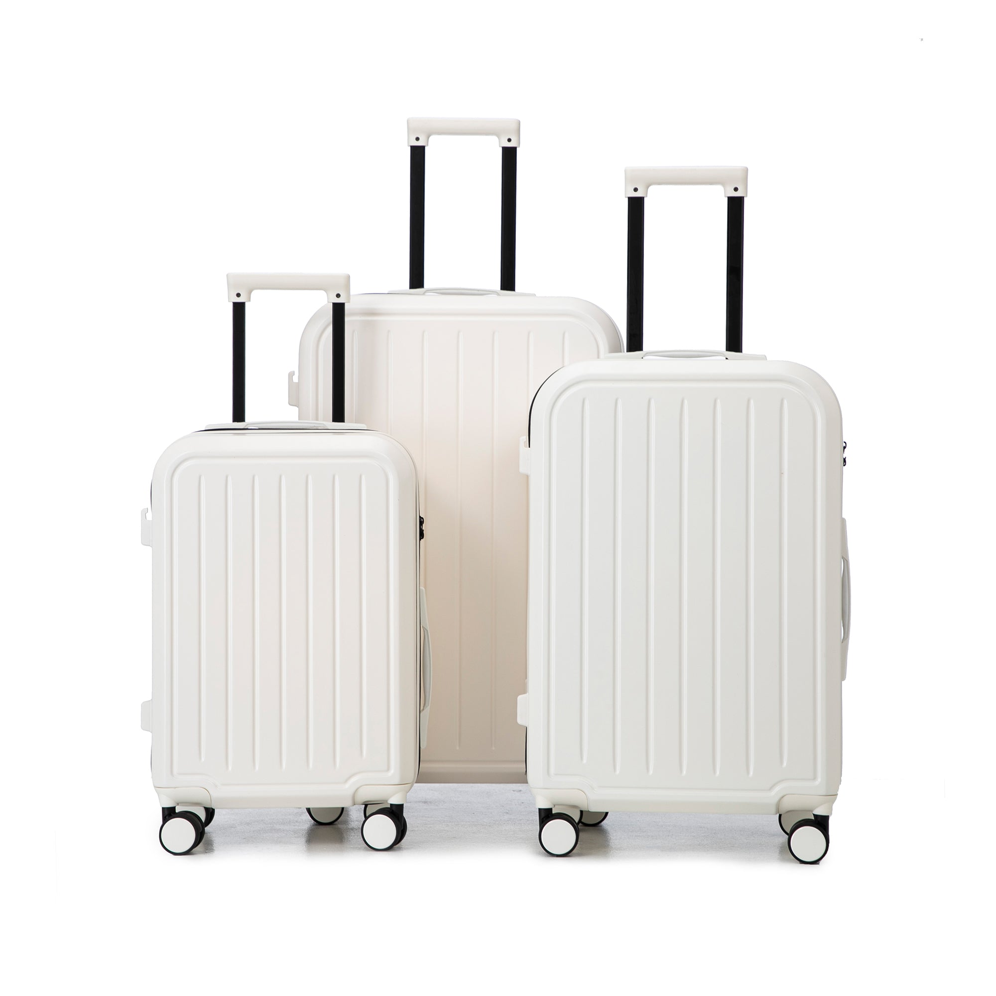 28" Spinner Luggage: Carry-On Suitcase w/ USB