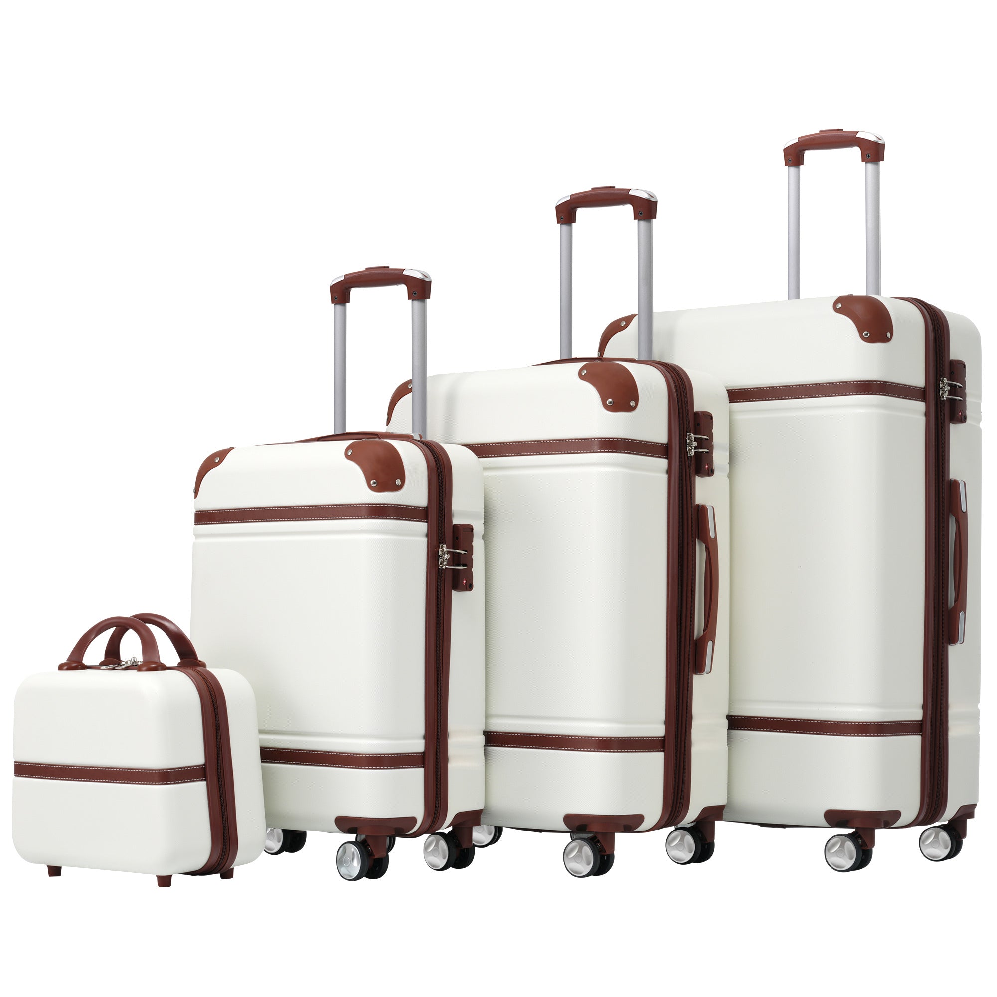 Lightweight 4-Piece Hardshell Luggage Set
