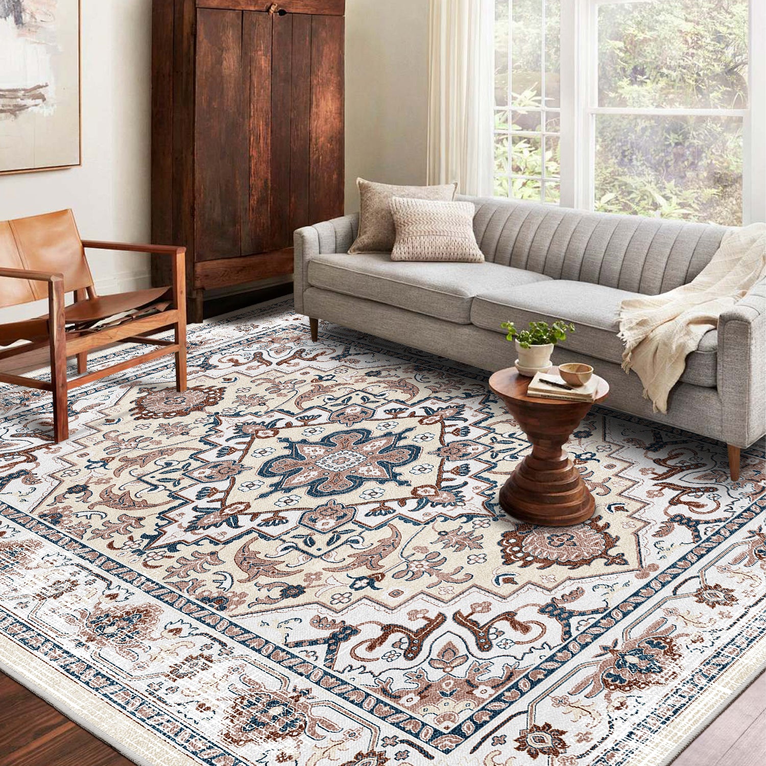 8x10 Vintage Bohemian Persian Area Rug