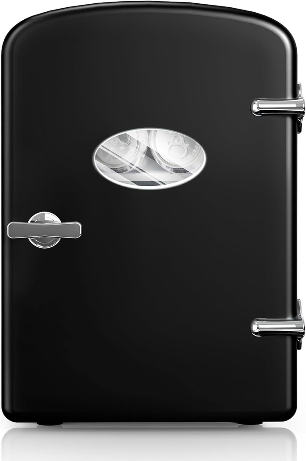 Mini Fridge Cooler Warmer: 6L, Portable, Black