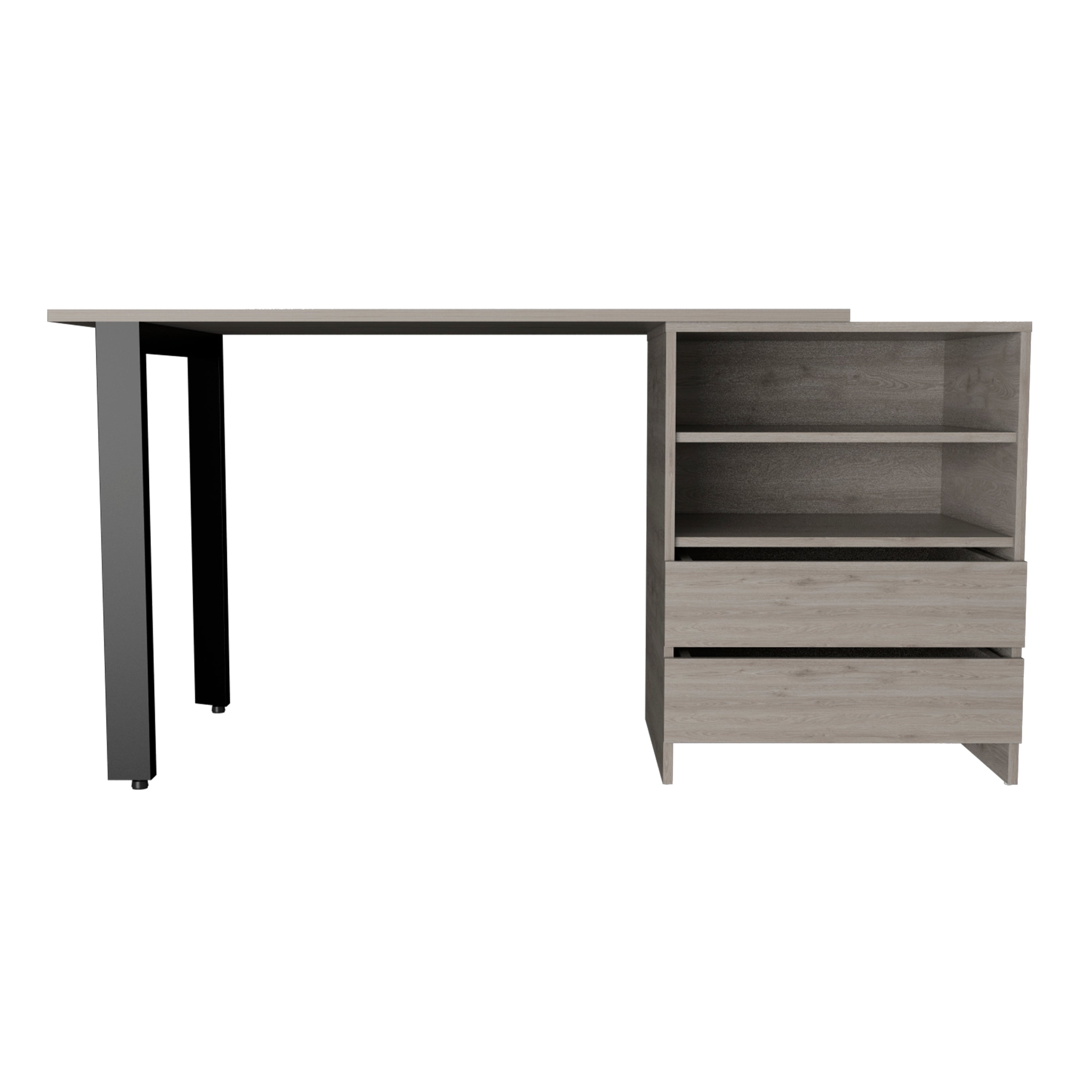 Cusco Writing Desk, Light Gray Office Desk