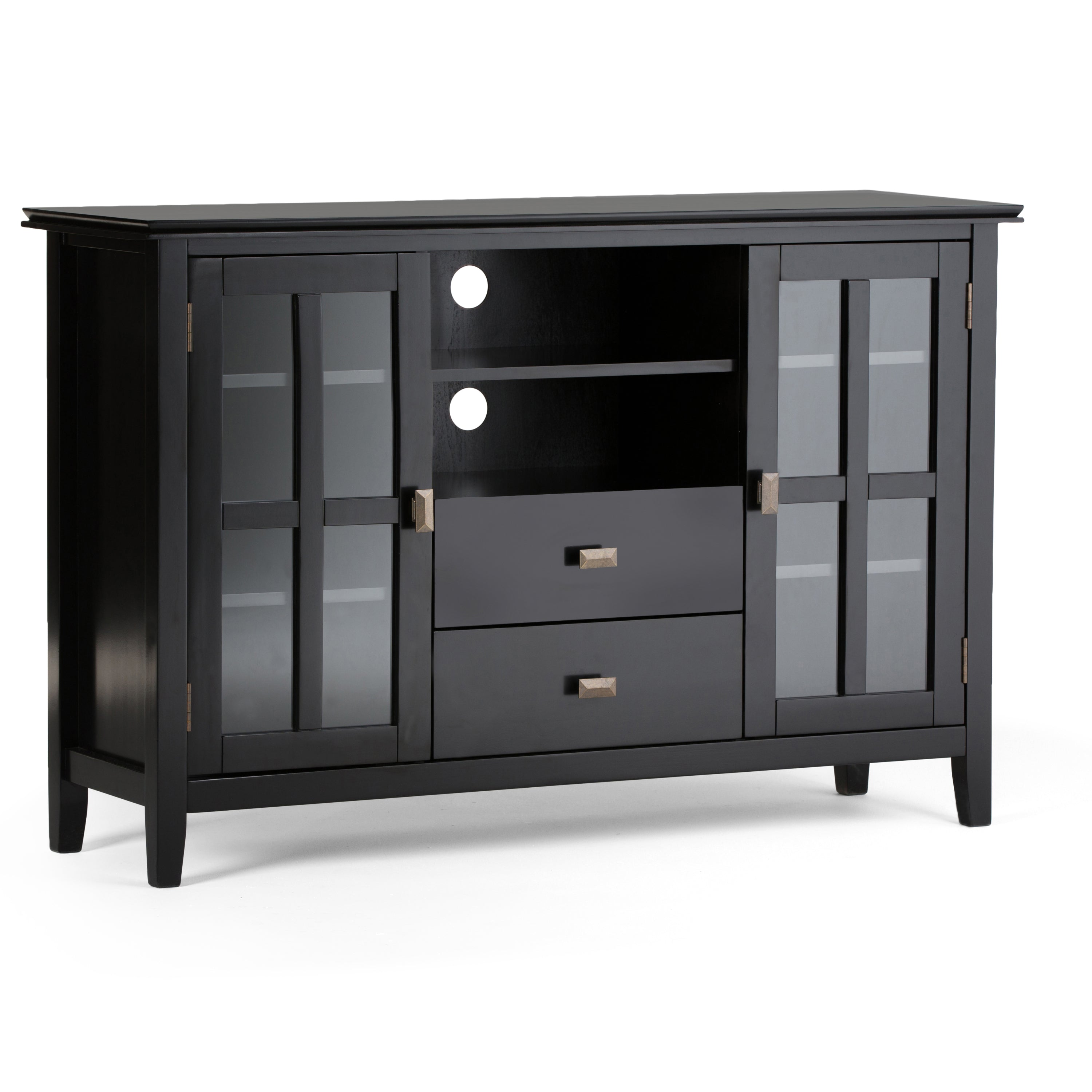 Artisan Tall TV Stand - Black | Modern Media Console