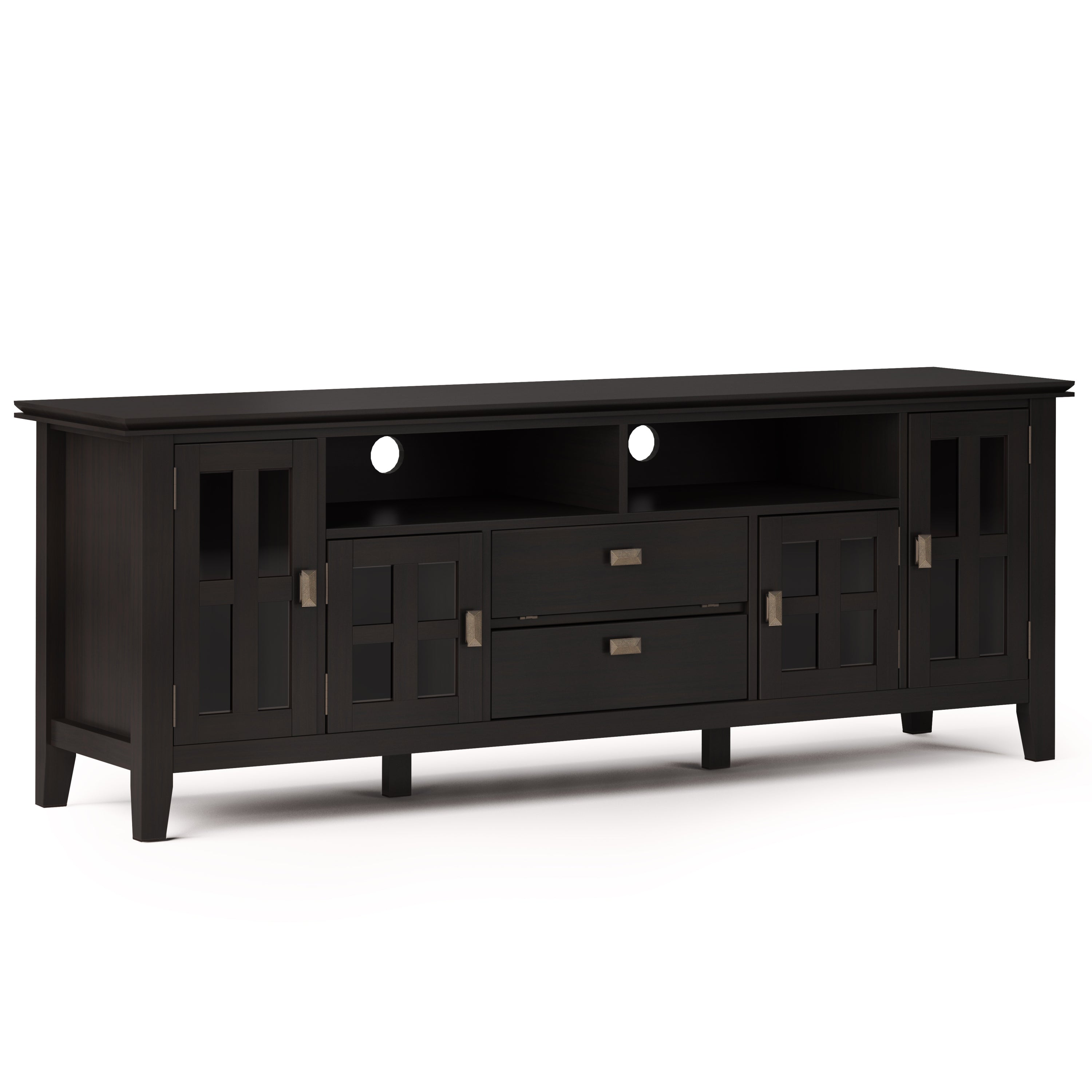 72" Artisan TV Stand - Hickory Brown