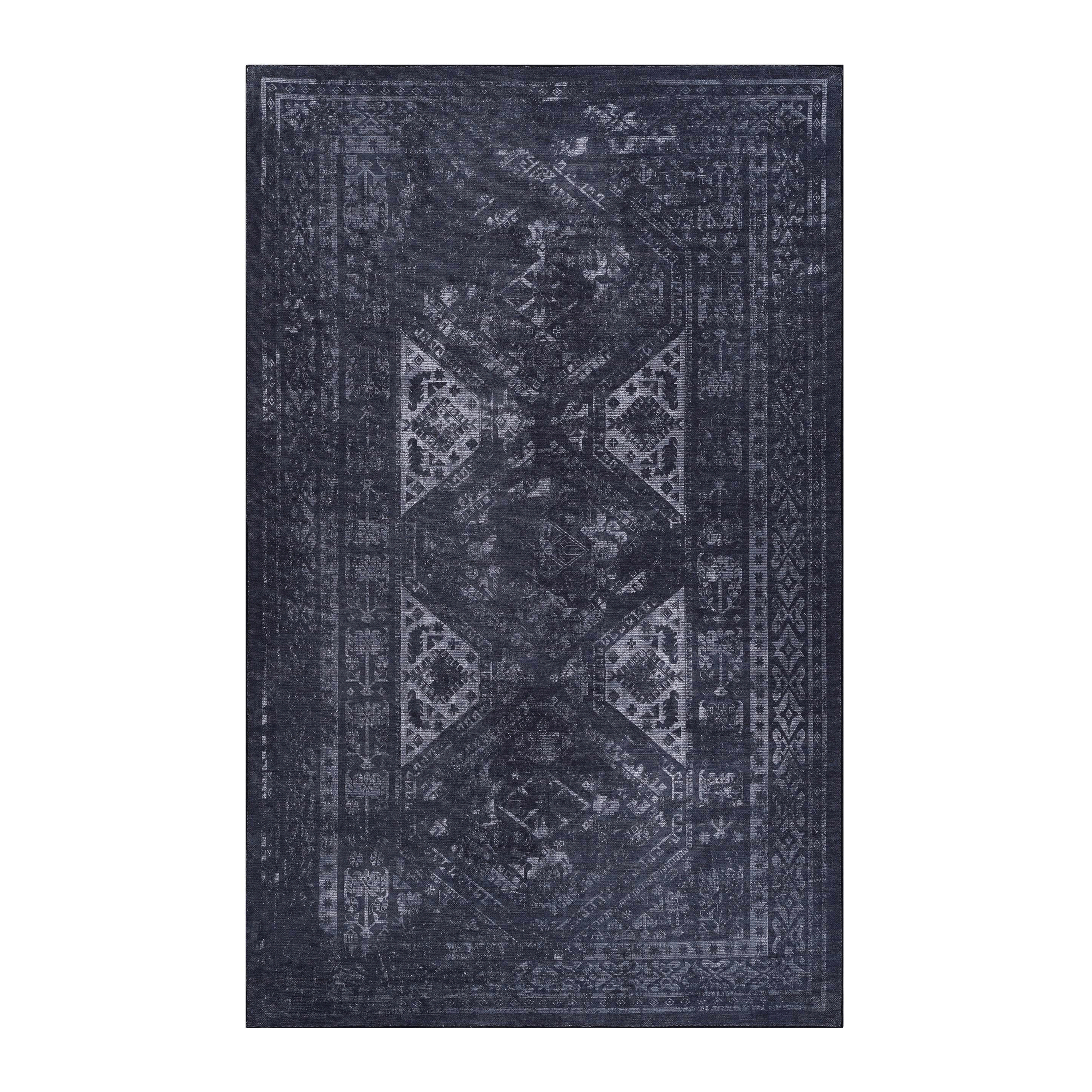 4x6 Washable Area Rug: Non-Slip, Pet-Friendly