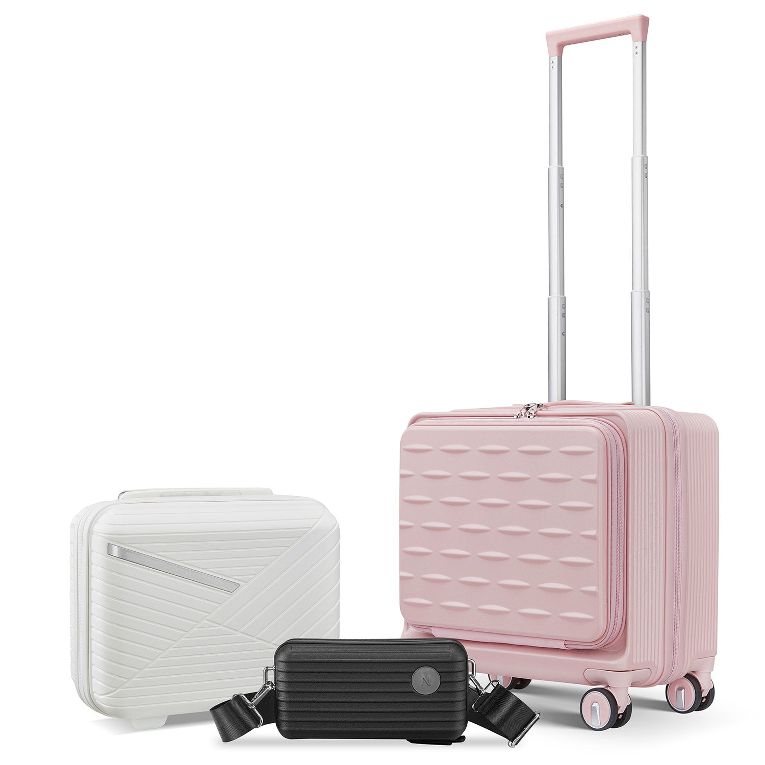 Carry-On Suitcase: Hard Shell, TSA Lock, Spinner
