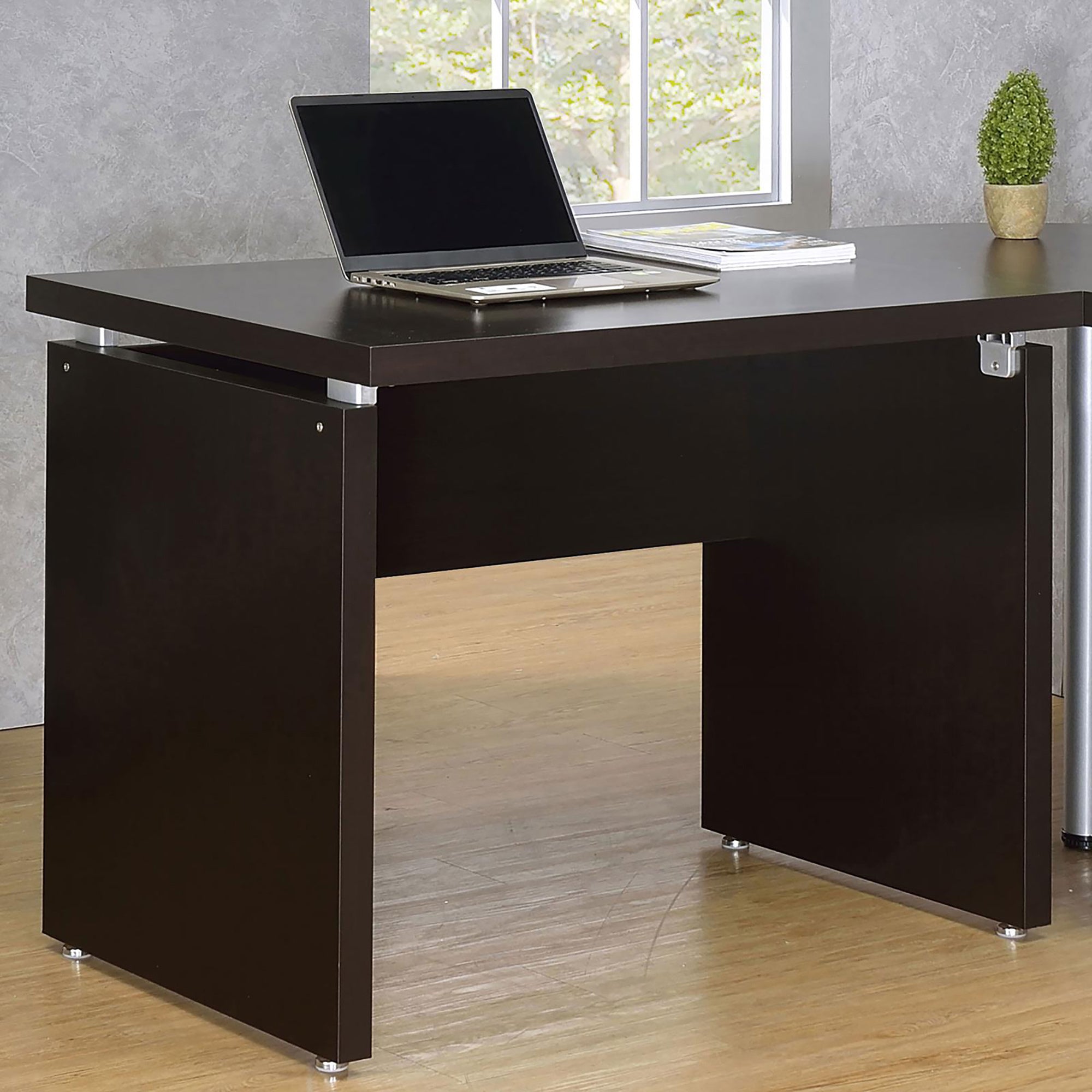 Cappuccino Extension Desk | Modern Home Office Desk