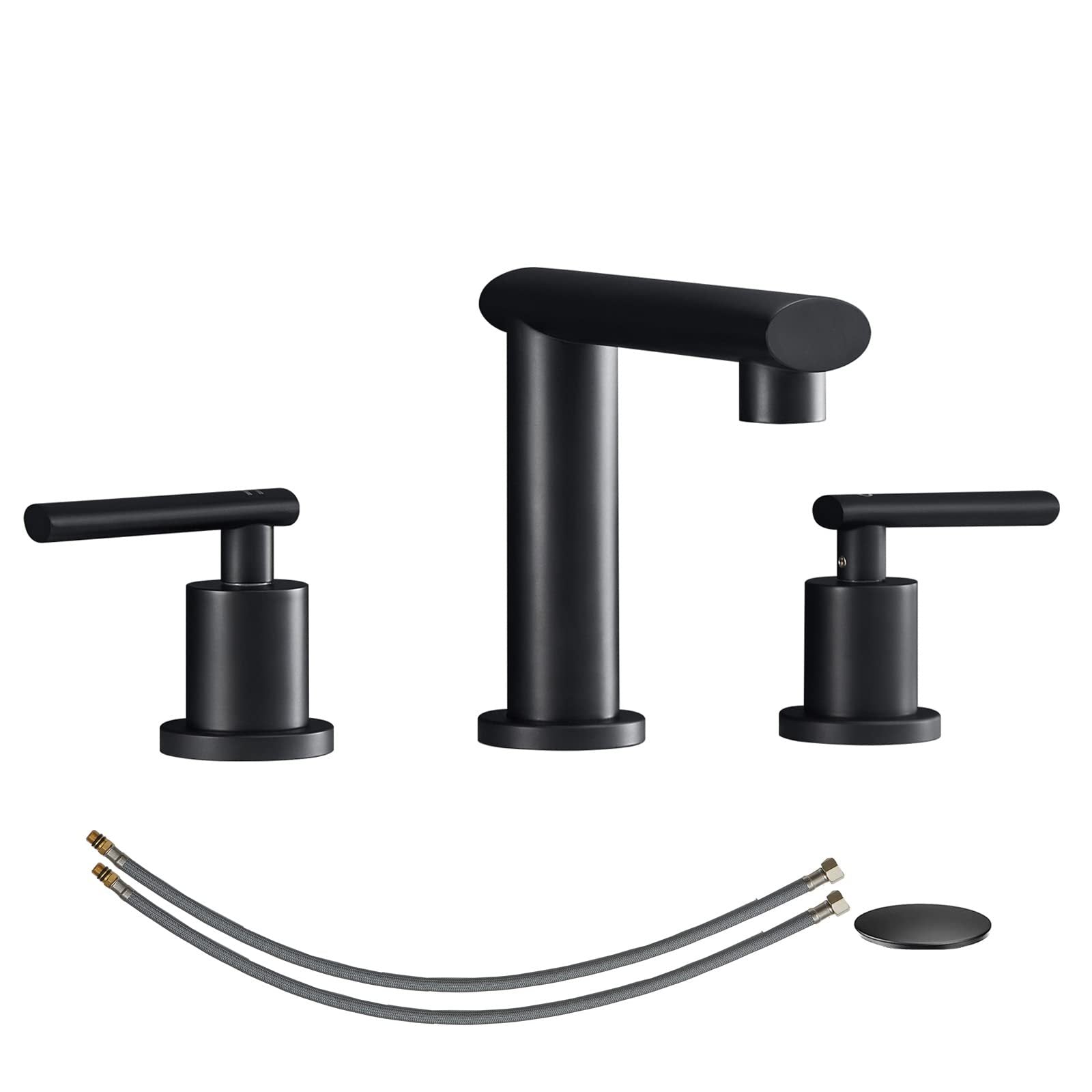 Matte Black Waterfall Bathroom Faucet