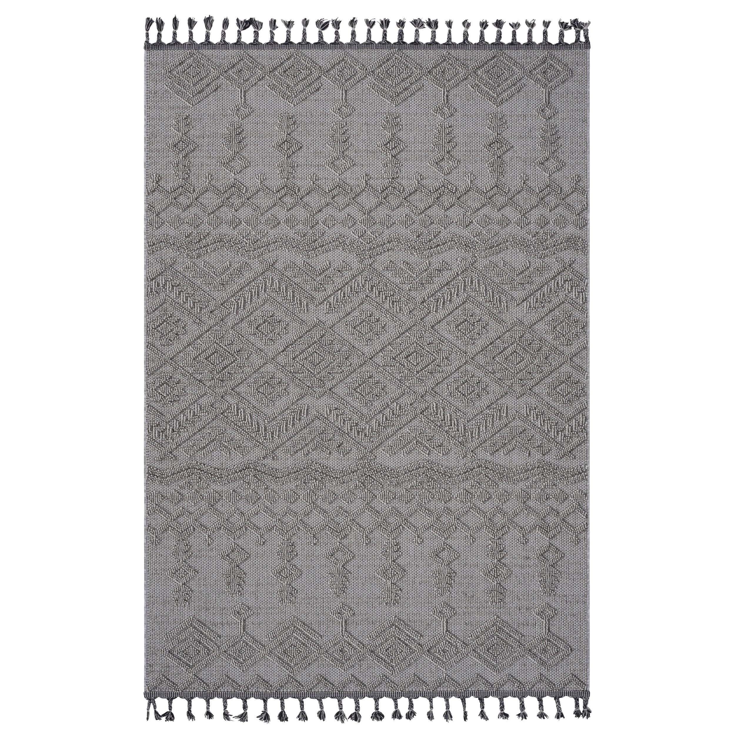 NAAR Guros Rug: 5x7 White Indoor/Outdoor